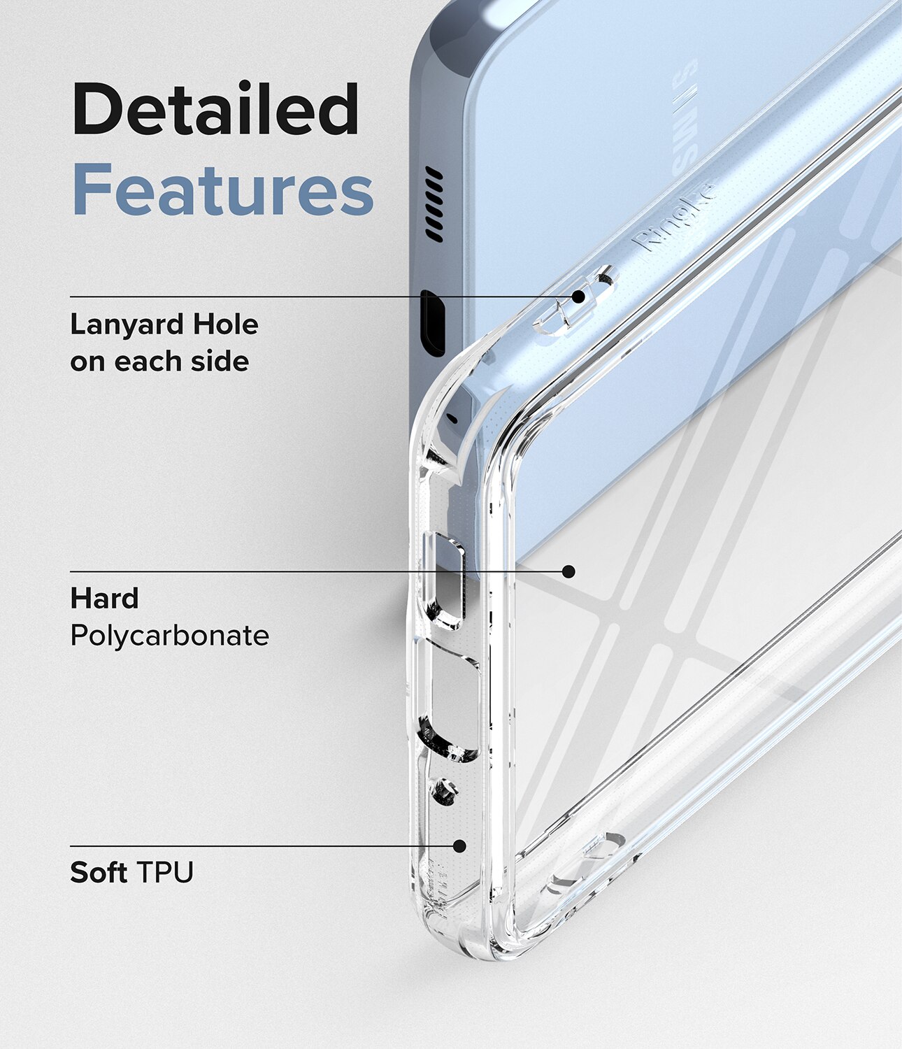 Fusion Case Samsung Galaxy A53 Gennemsigtig
