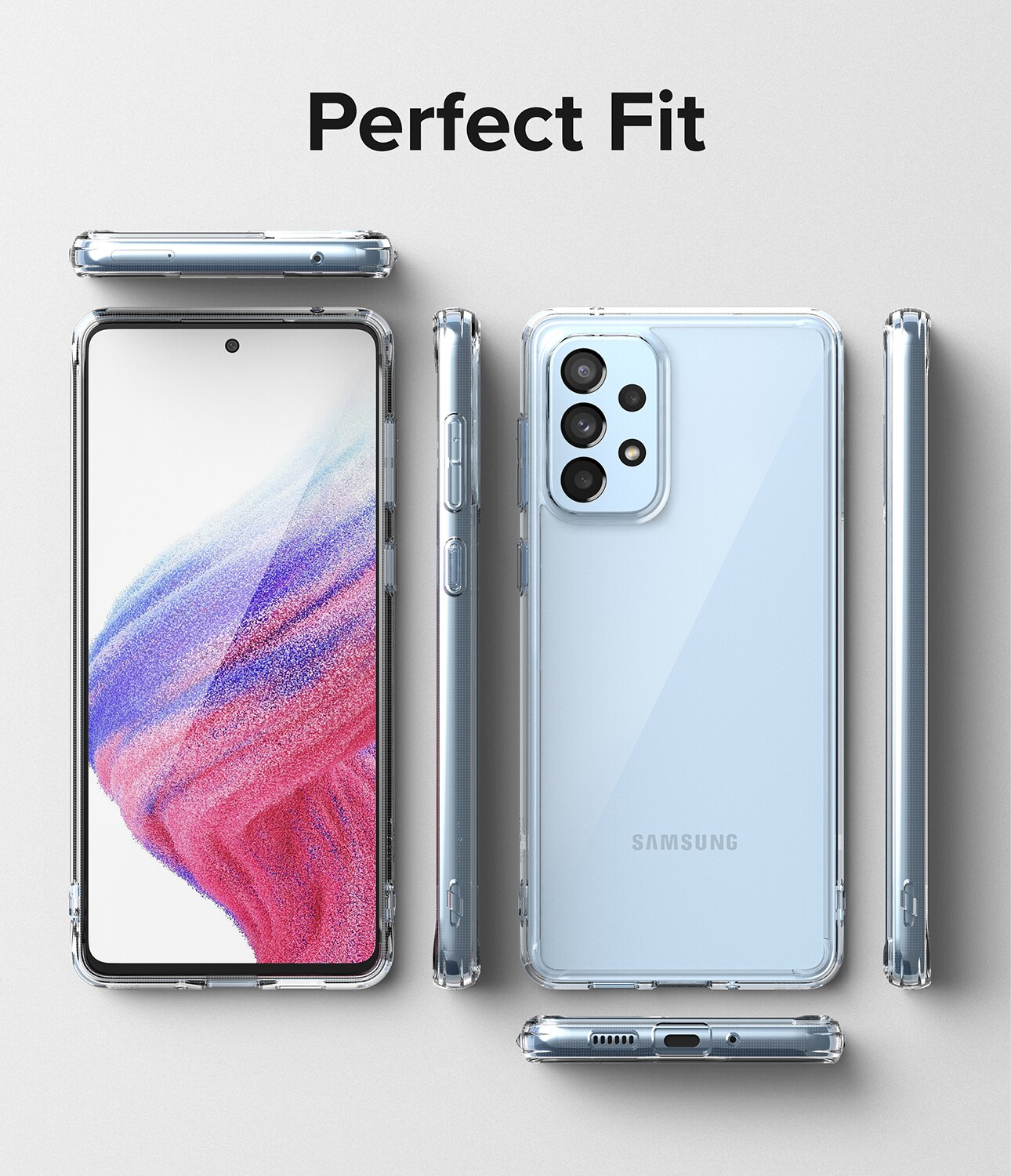 Fusion Case Samsung Galaxy A53 Gennemsigtig