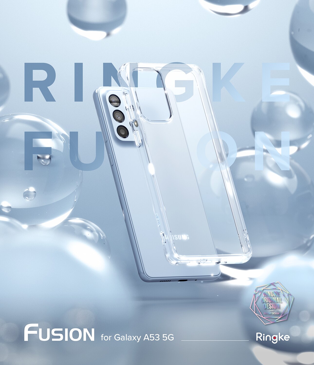 Fusion Case Samsung Galaxy A53 Gennemsigtig