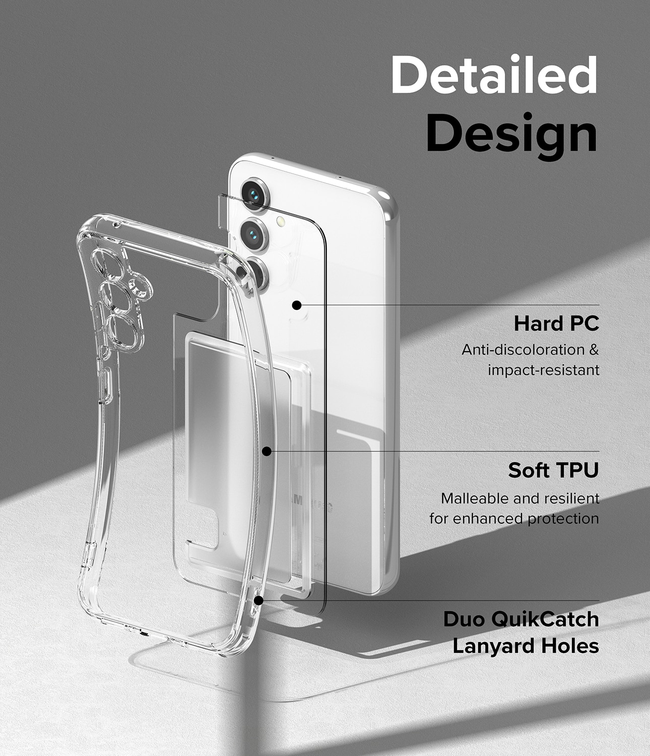 Fusion Card Case Samsung Galaxy A54 Clear