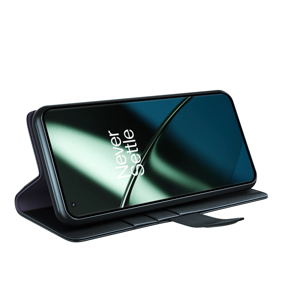 Ægte Læderetui OnePlus 11 sort