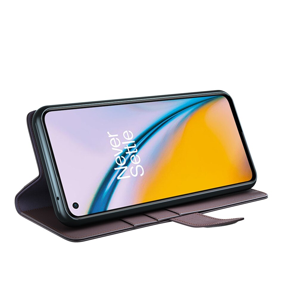 Ægte Læderetui  OnePlus Nord 2 5G Brun