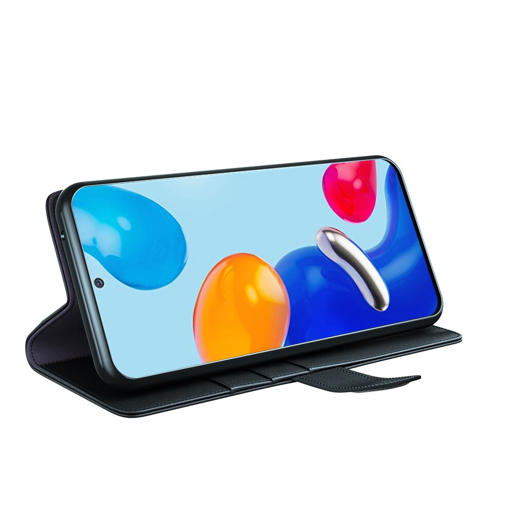 Ægte Læderetui Xiaomi Redmi Note 11 Sort