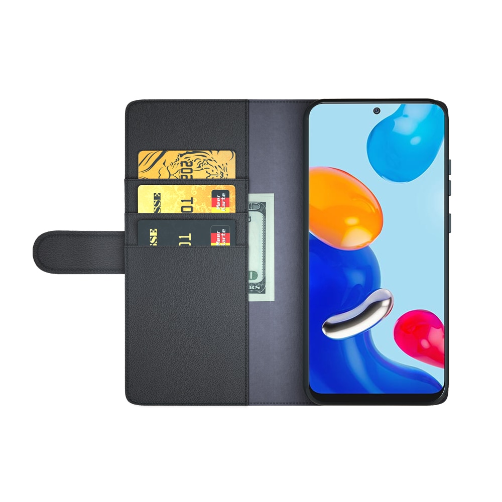 Ægte Læderetui Xiaomi Redmi Note 11 Pro sort