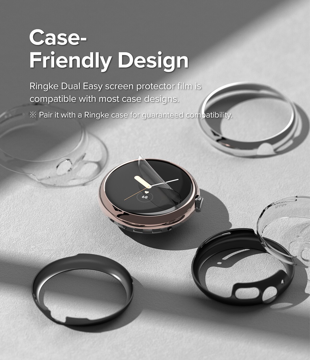 Dual Easy Screen Protector (3-pack) Google Pixel Watch