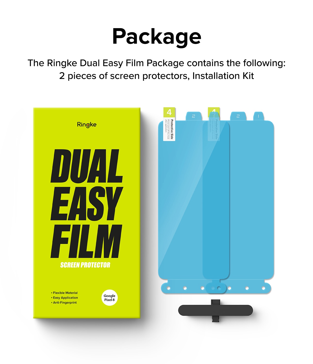 Dual Easy Screen Protector (2-pack) Google Pixel 8