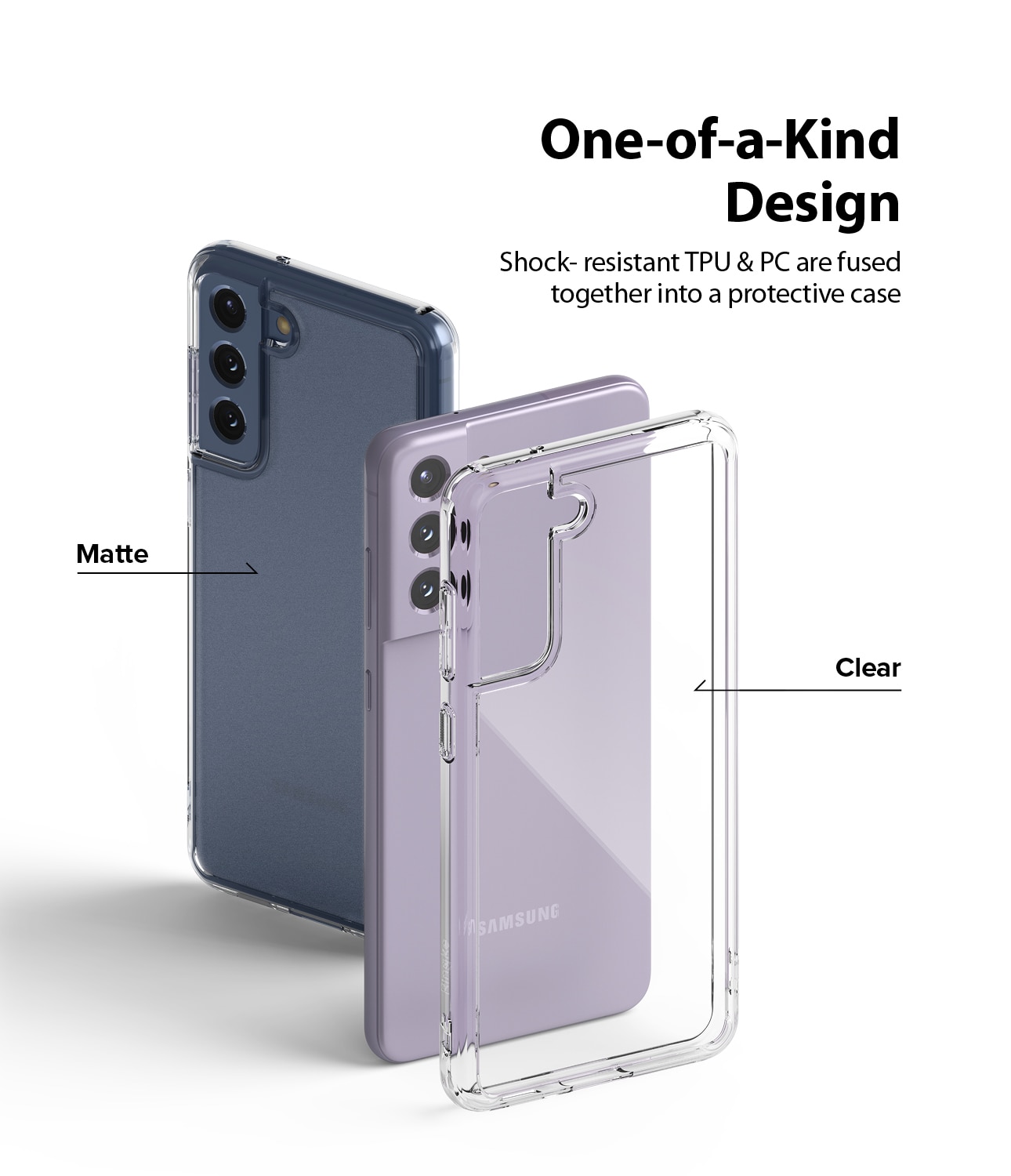 Fusion Case Samsung Galaxy S21 FE Gennemsigtig