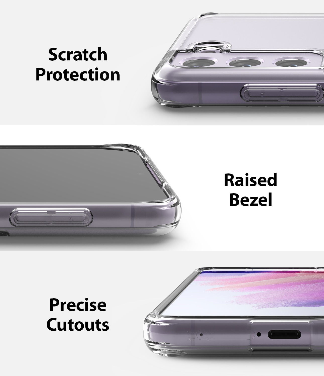 Fusion Case Samsung Galaxy S21 FE Gennemsigtig