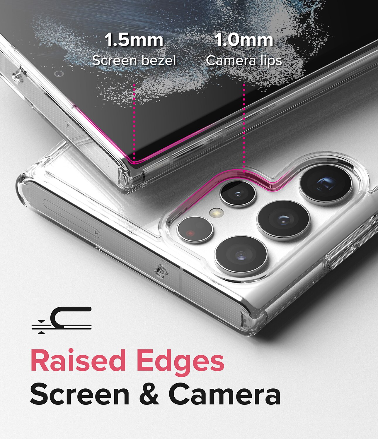 Fusion Case Samsung Galaxy S22 Ultra Gennemsigtig