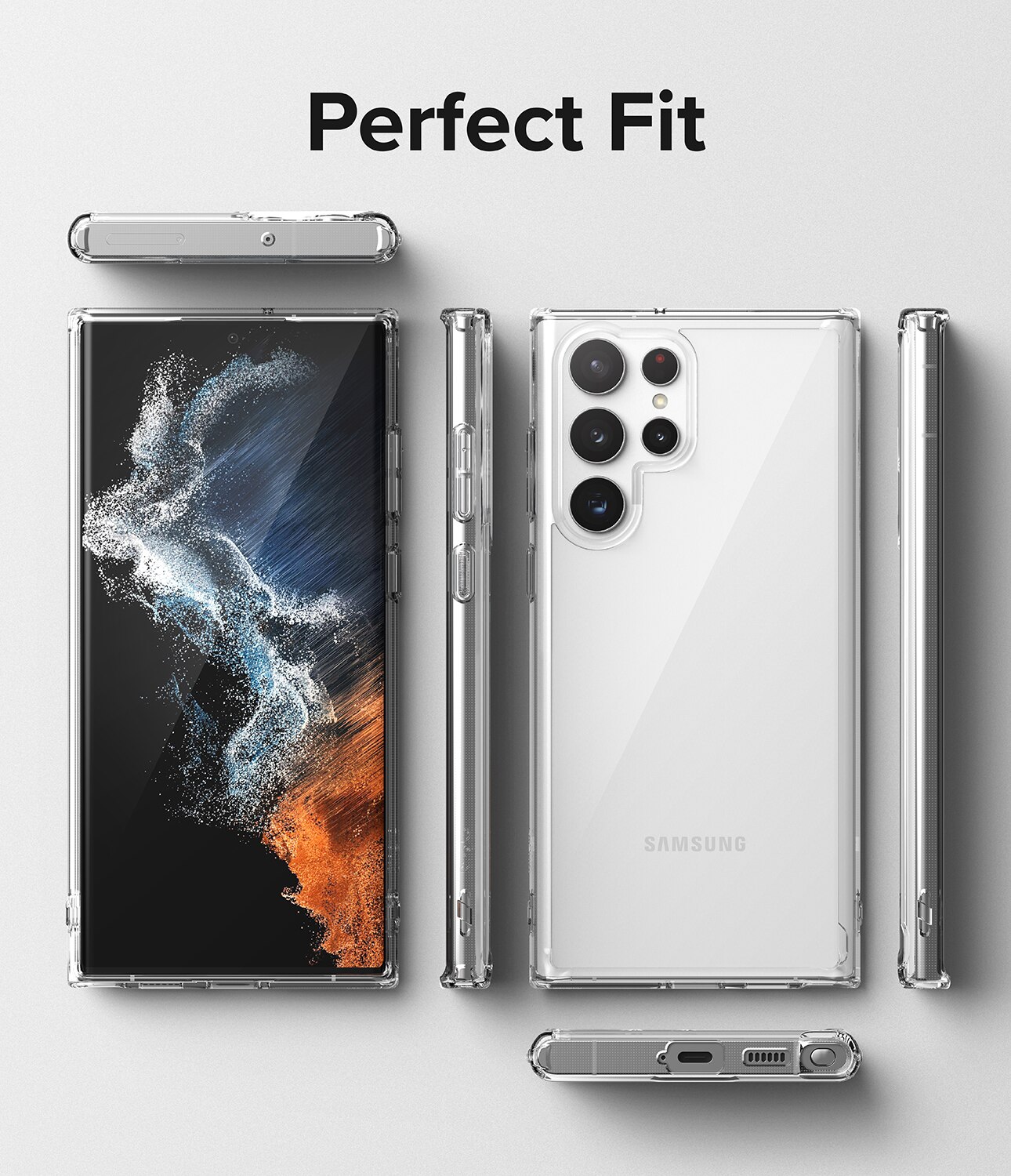 Fusion Case Samsung Galaxy S22 Ultra Gennemsigtig