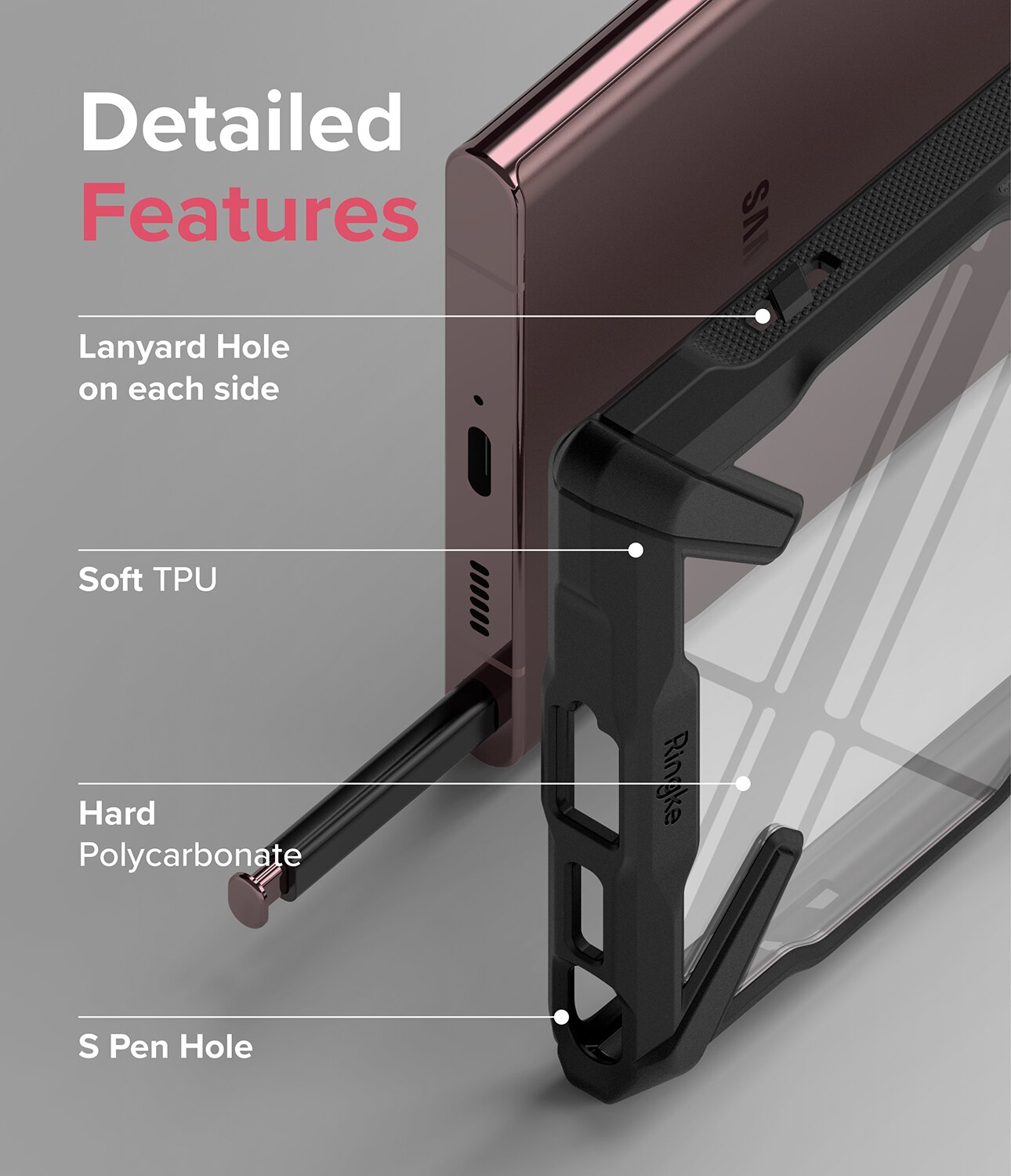 Fusion X Case Samsung Galaxy S22 Ultra Sort