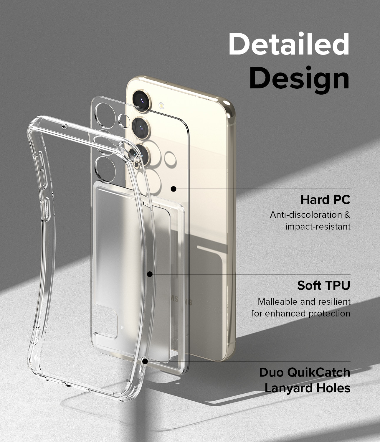 Fusion Card Case Samsung Galaxy S23 Clear