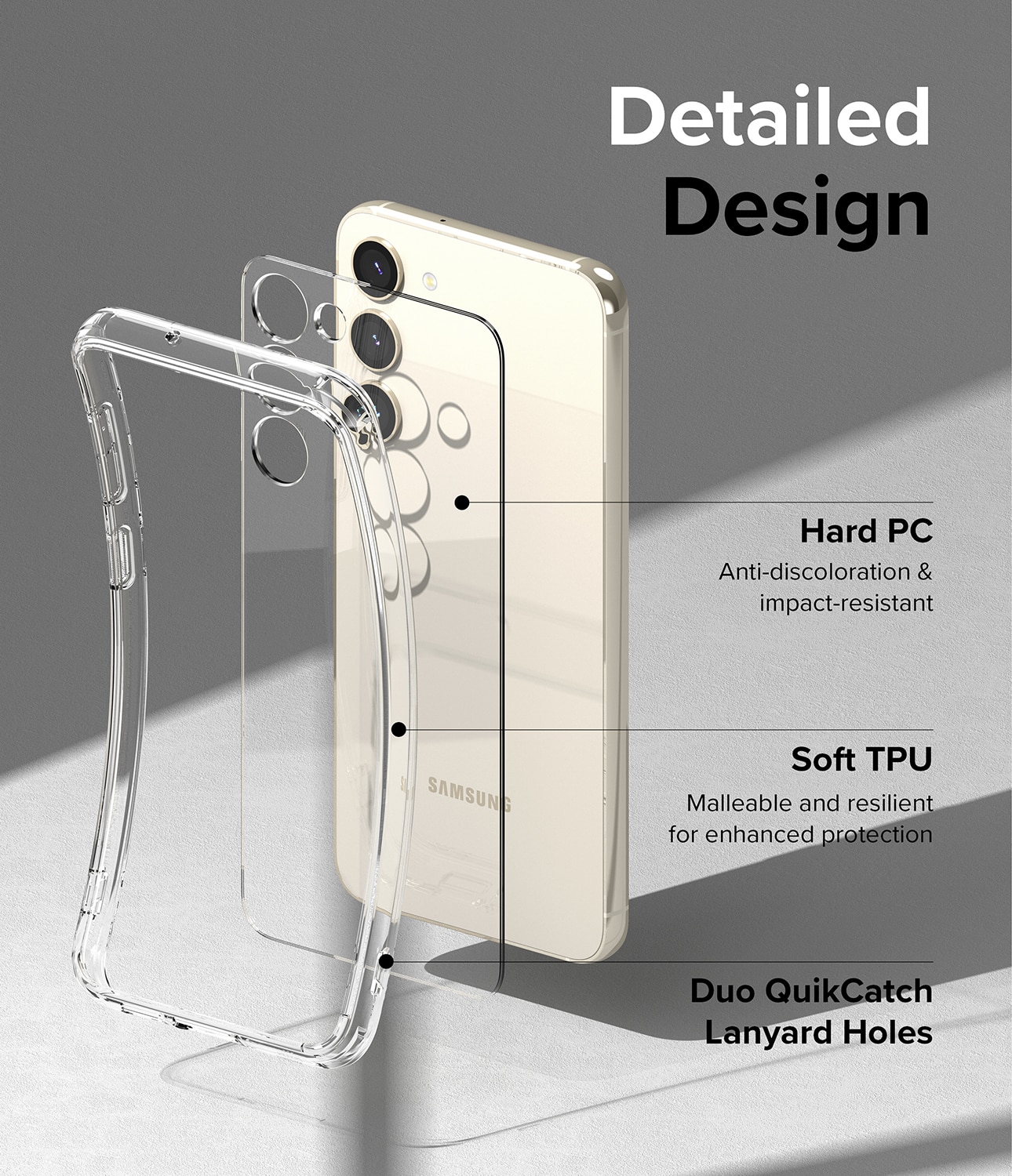 Fusion Case Samsung Galaxy S23 Plus Clear