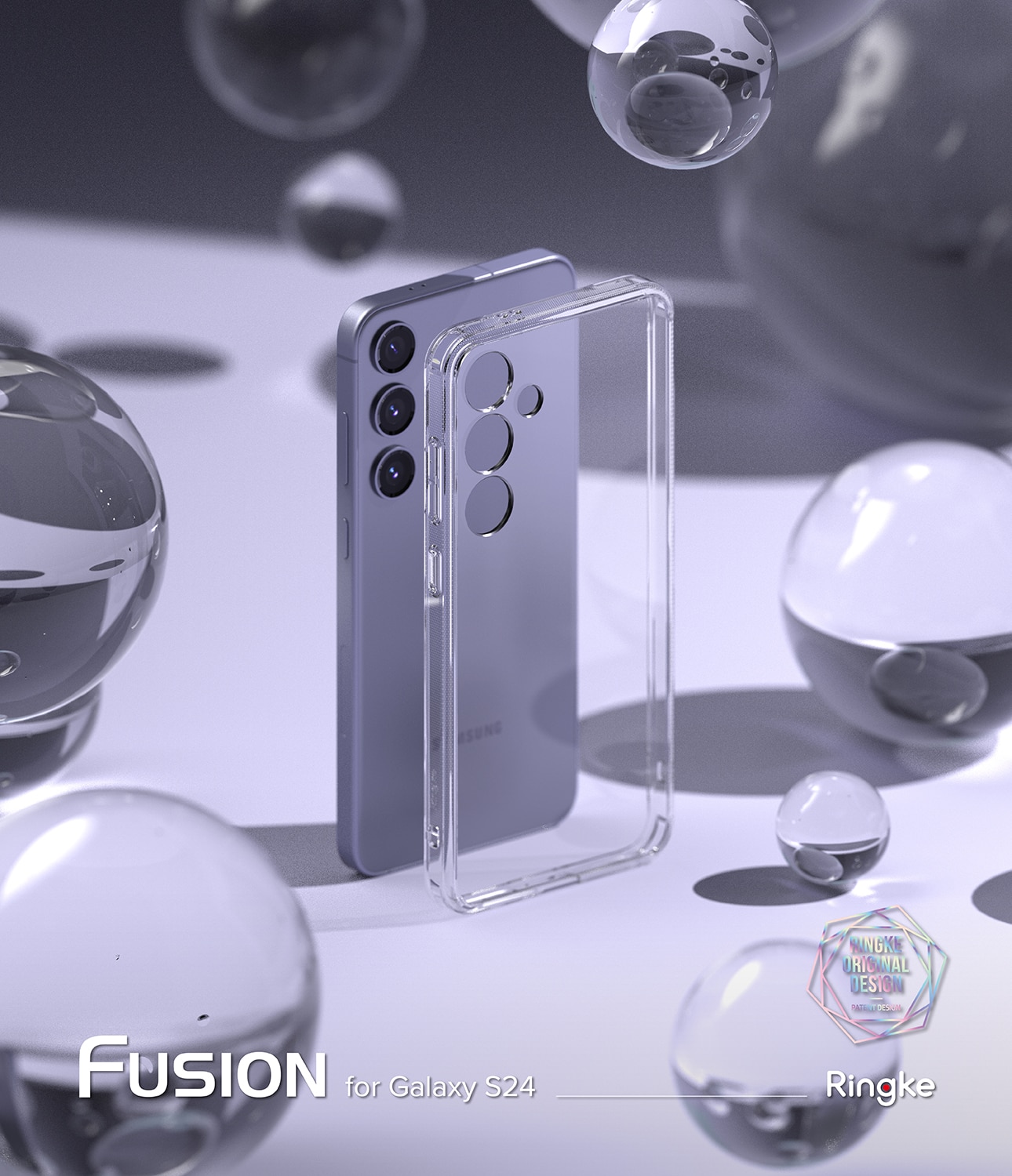 Fusion Case Samsung Galaxy S24 Plus Clear