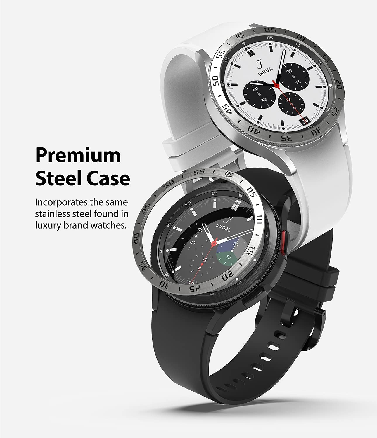 Bezel Styling Samsung Galaxy Watch 4 Classic 46mm Silver