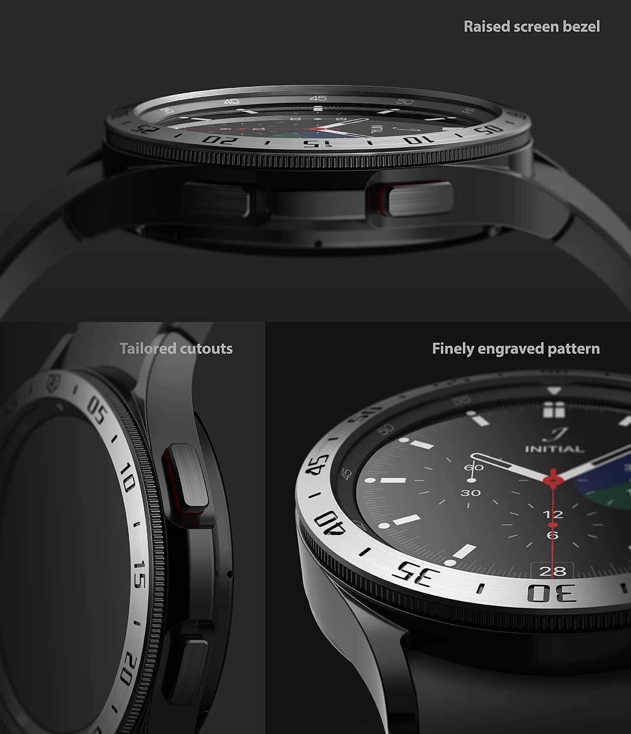 Bezel Styling Galaxy Watch 4 Classic 42mm Silver