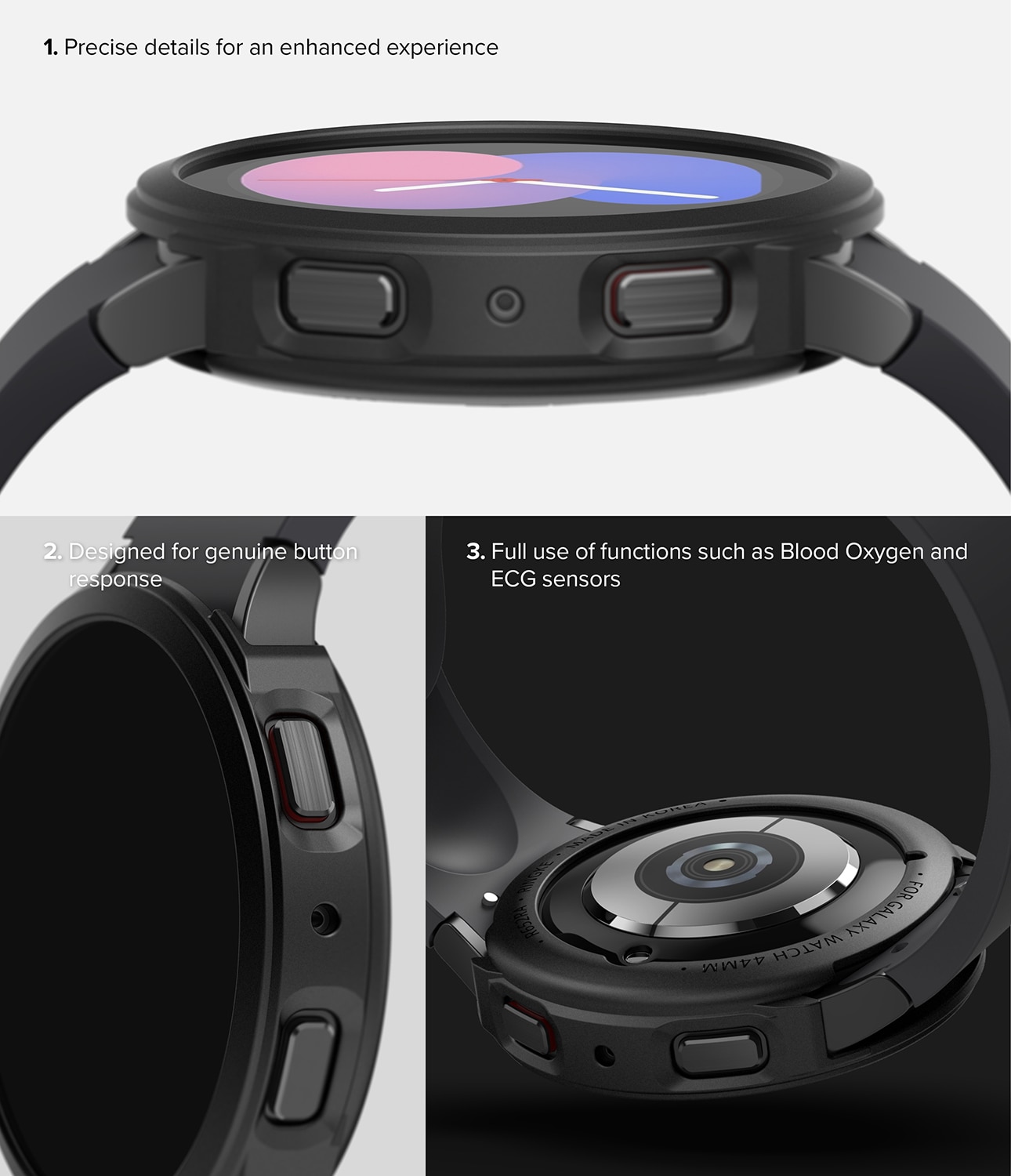 Air Sports Case Samsung Galaxy Watch 5 40mm Sort