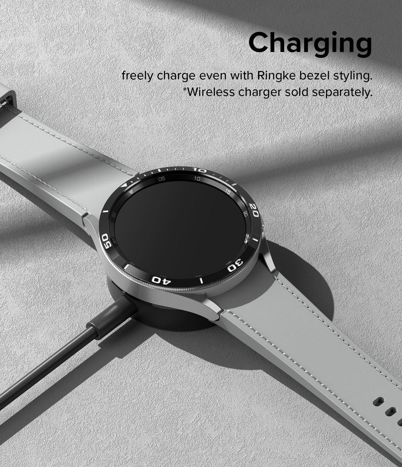 Bezel Styling Samsung Galaxy Watch 6 Classic 47mm sort