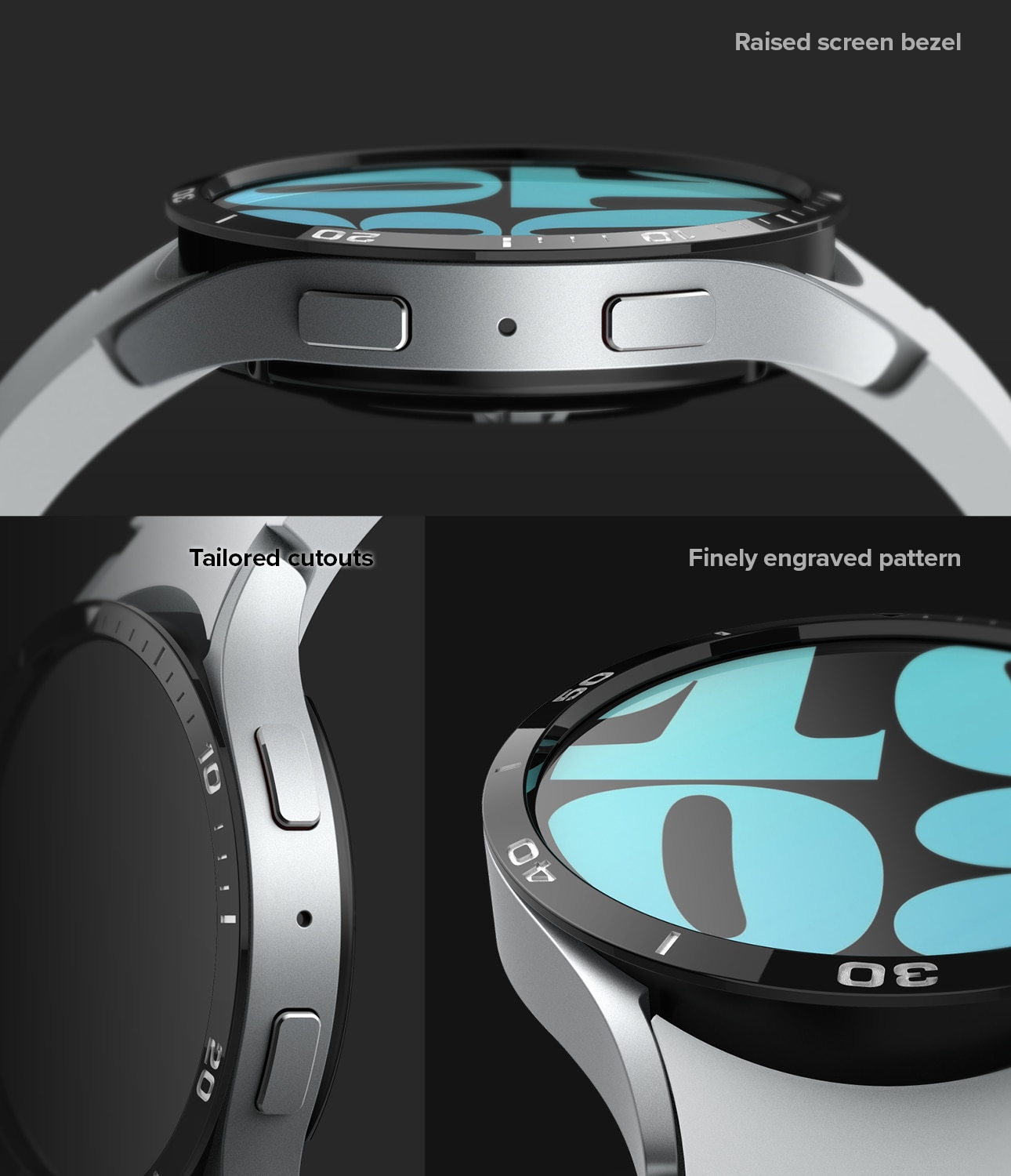 Bezel Styling Samsung Galaxy Watch 6 40mm Black