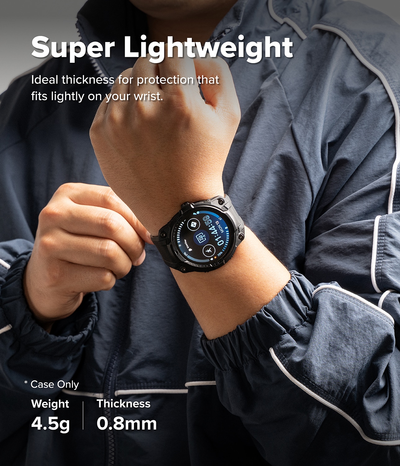 Rugged Gear Samsung Galaxy Watch 8 Classic All Black