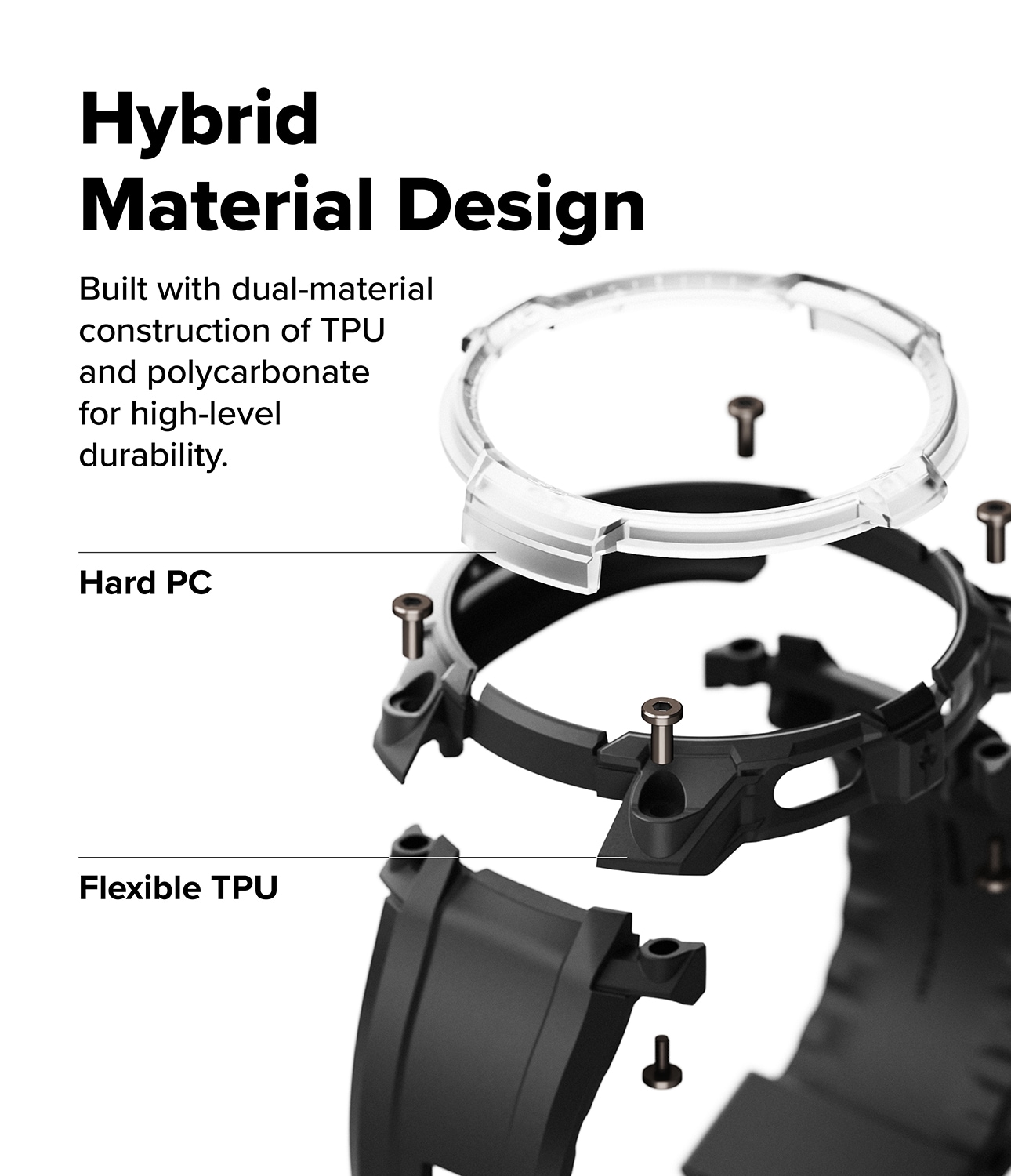 Rugged Gear Samsung Galaxy Watch 8 44mm Sort