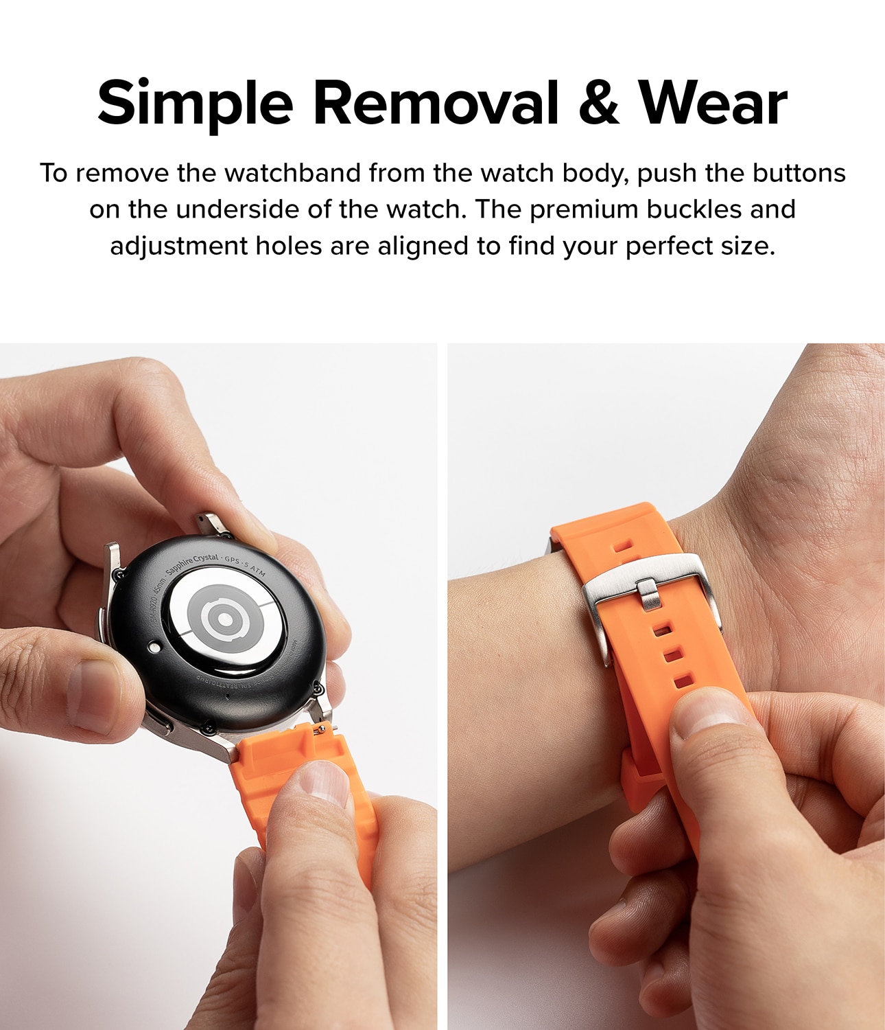 Rubber One Bold Band Suunto 3 Fitness Orange