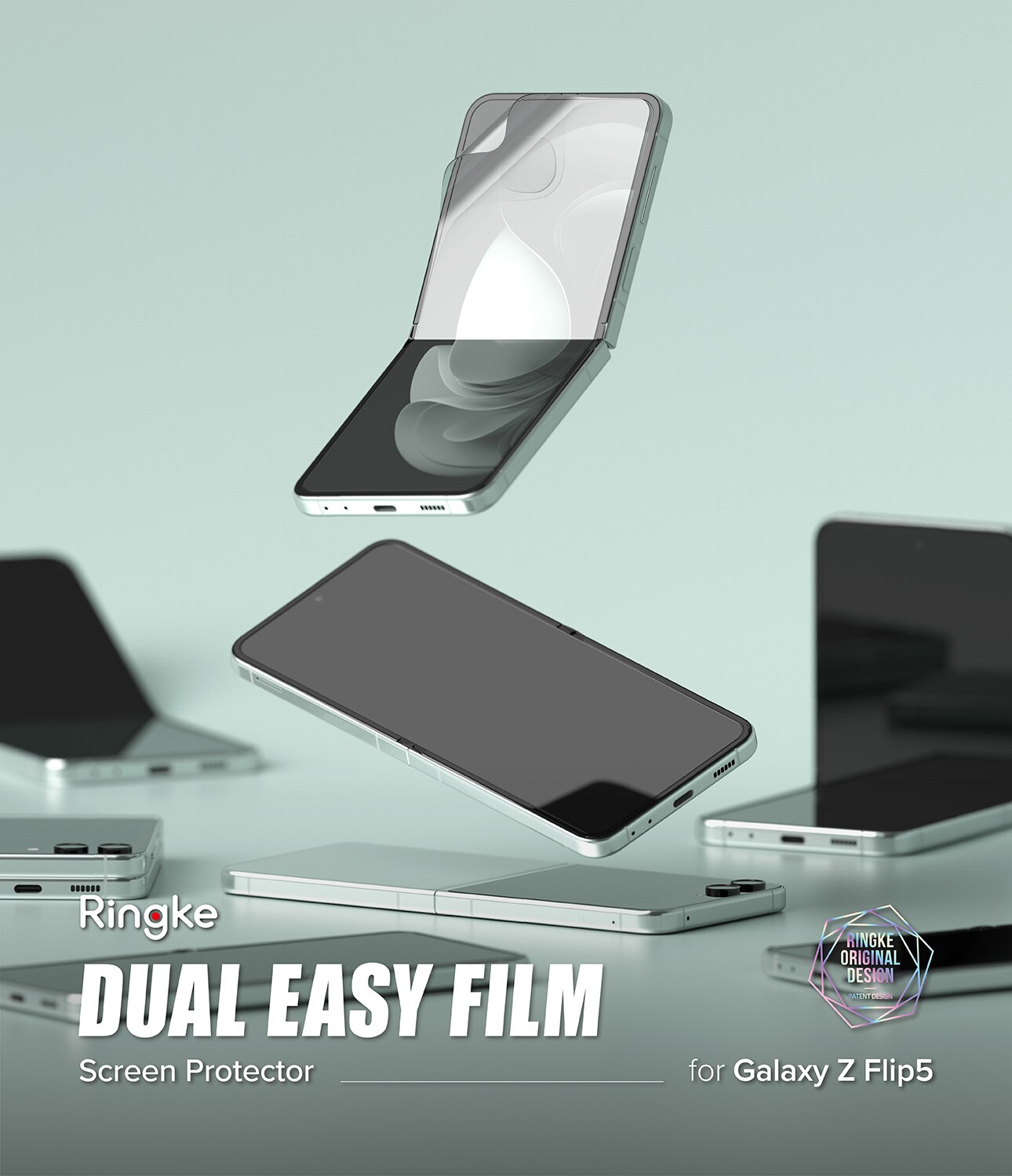 Dual Easy Screen Protector (2-pack) Samsung Galaxy Z Flip 5