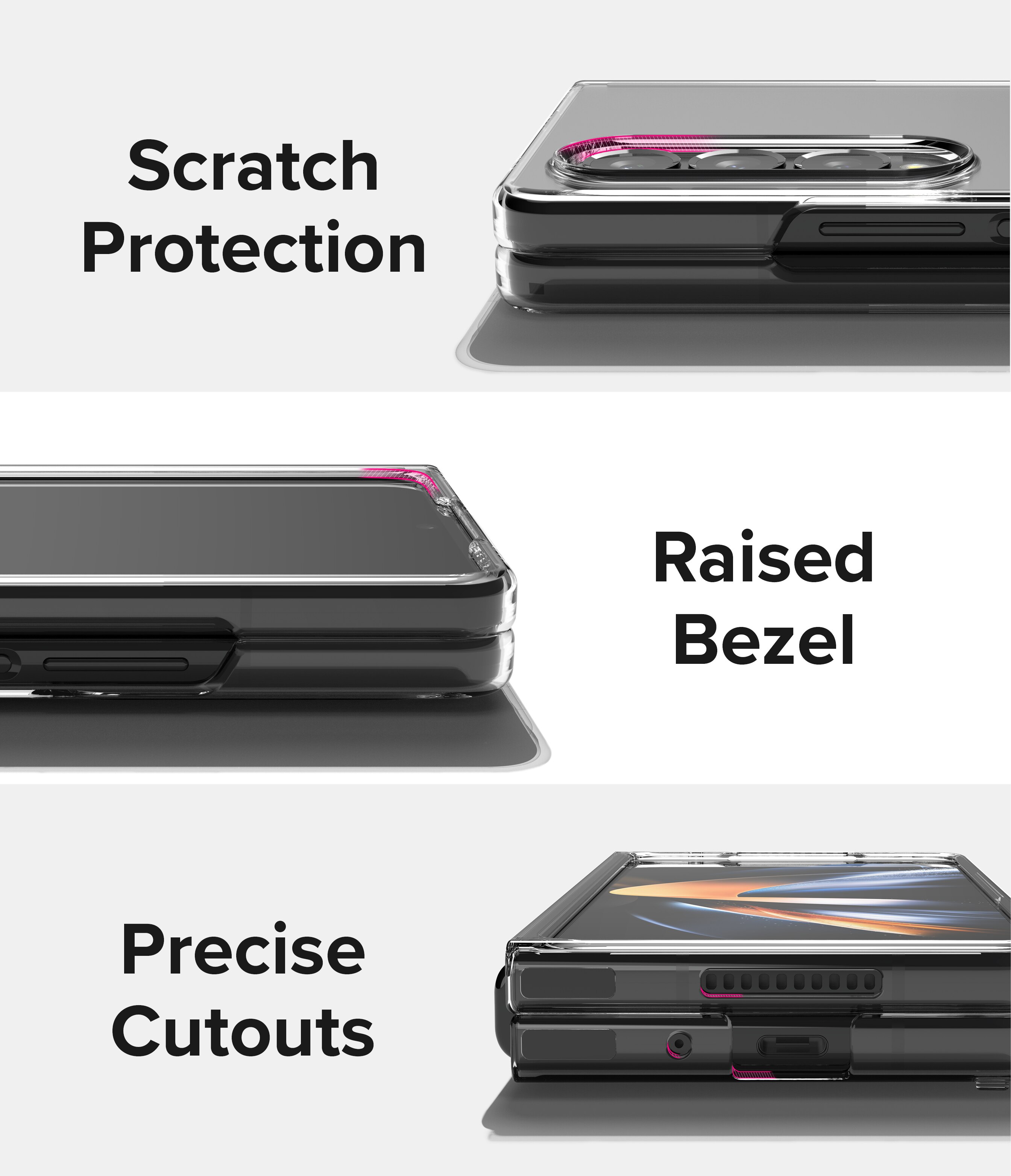 Slim Case Samsung Galaxy Z Fold 4 Gennemsigtig