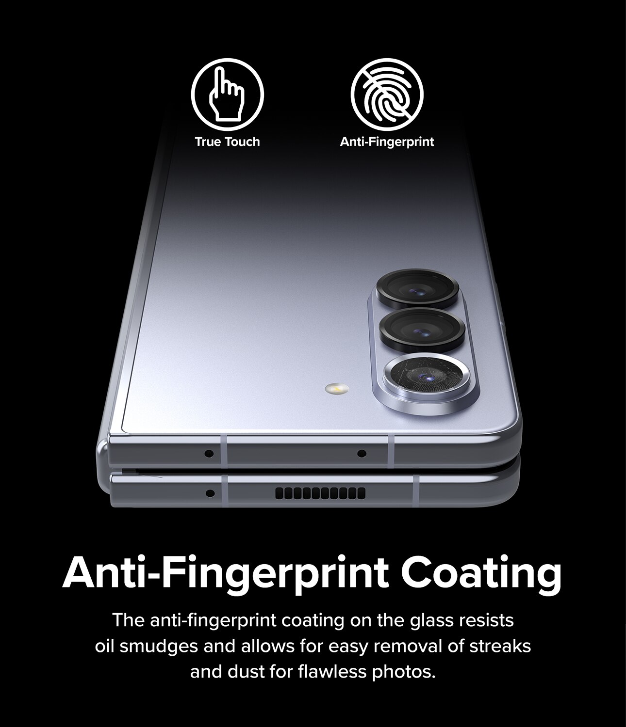 Camera Lens Frame Glass Samsung Galaxy Z Fold 5 Sort