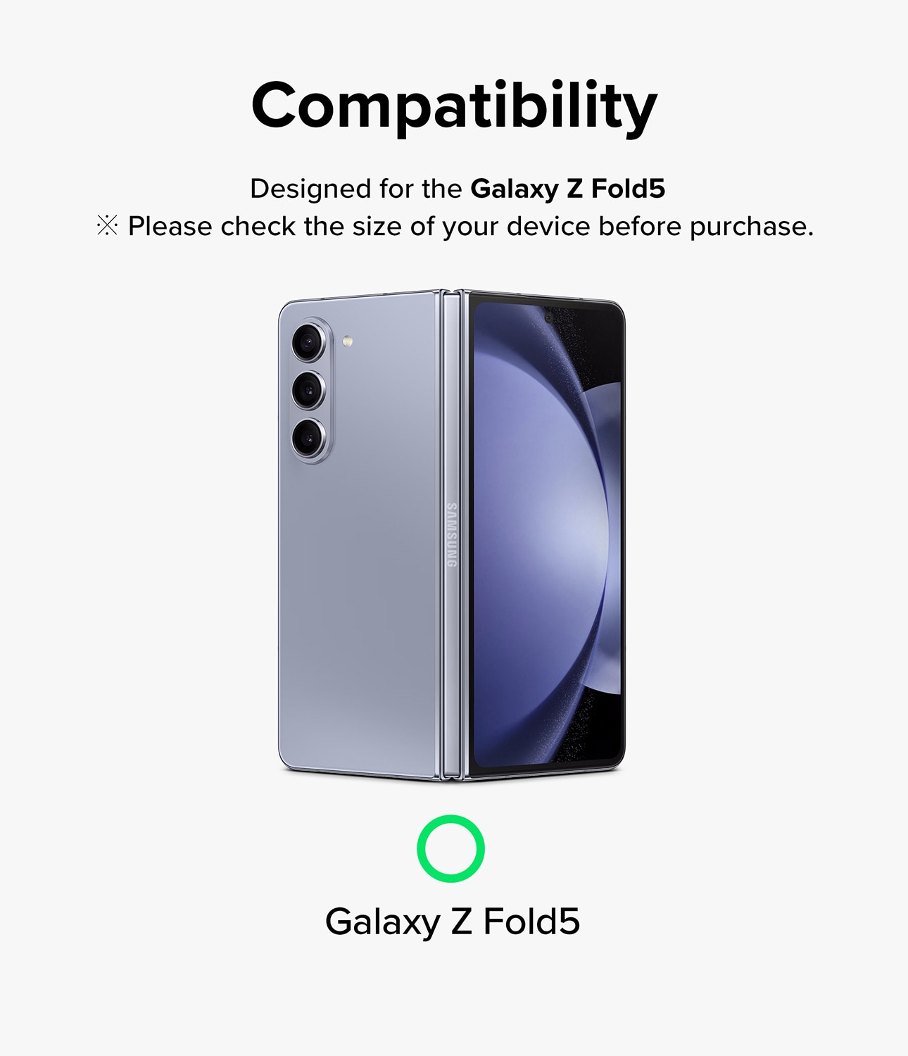 Camera Lens Frame Glass Samsung Galaxy Z Fold 5 Sort