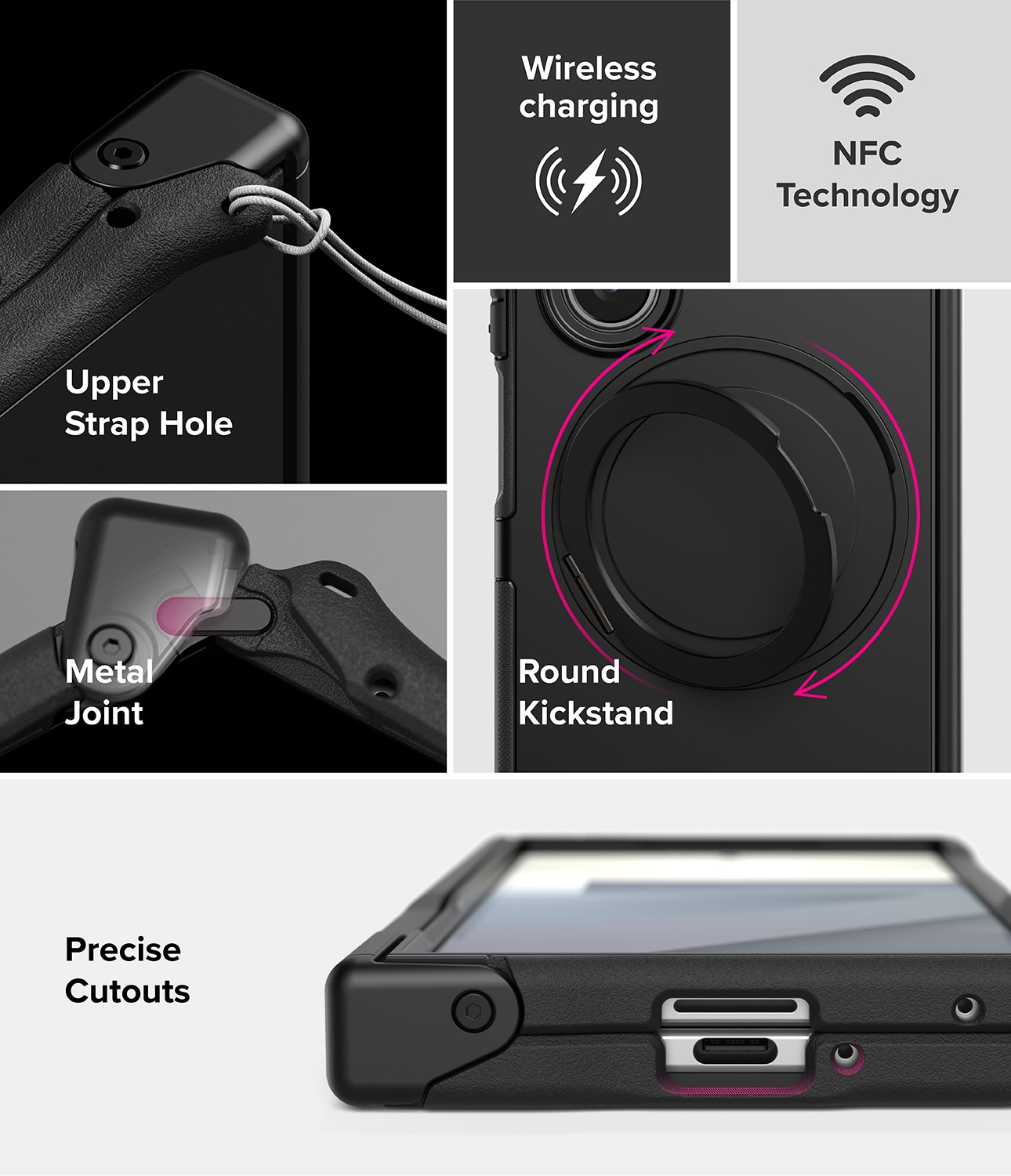 Alles Magnetic Case Samsung Galaxy Z Fold 7 sort