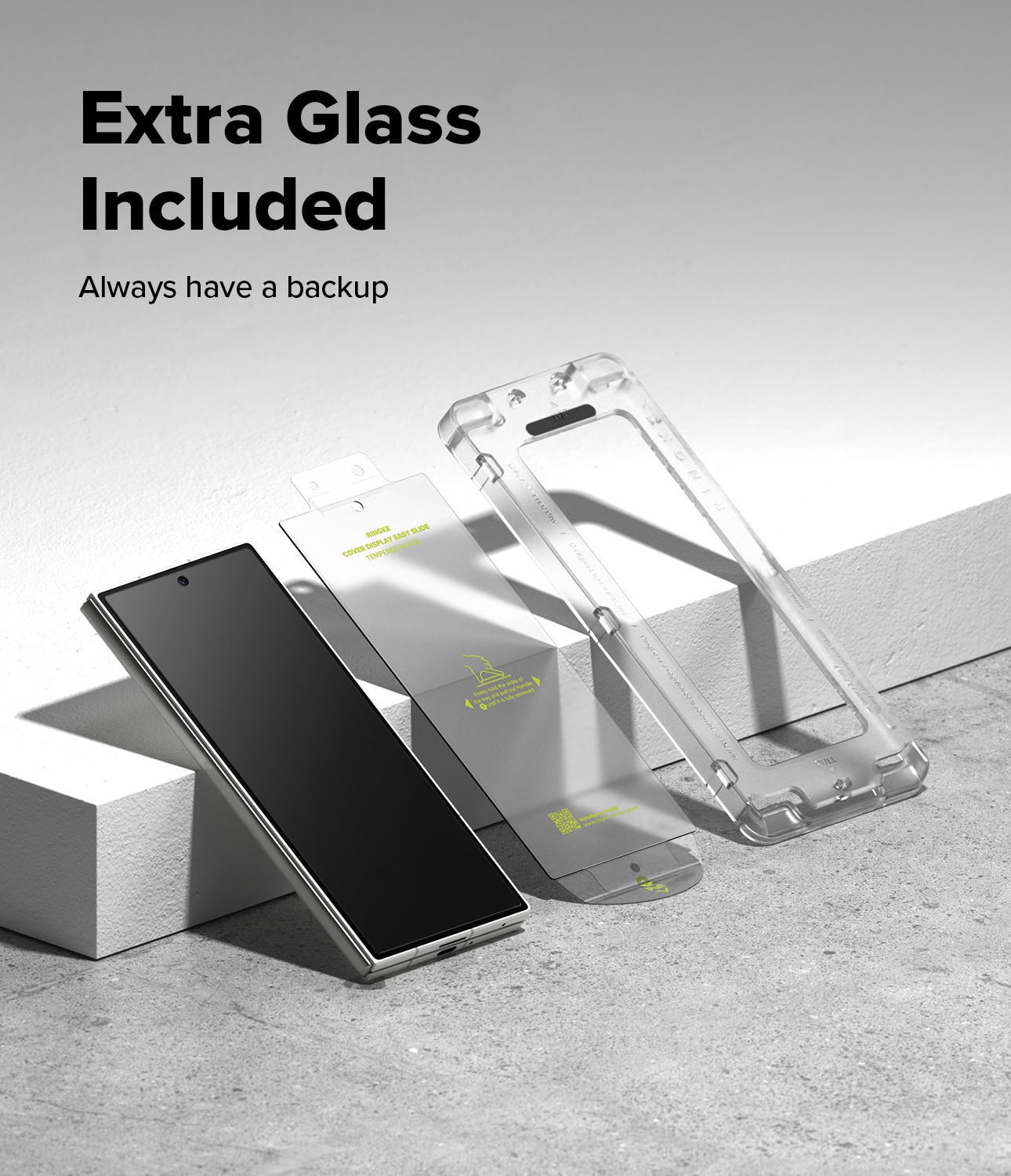 Cover Display Easy Slide Glass Samsung Galaxy Z Fold 7 (2-pack)