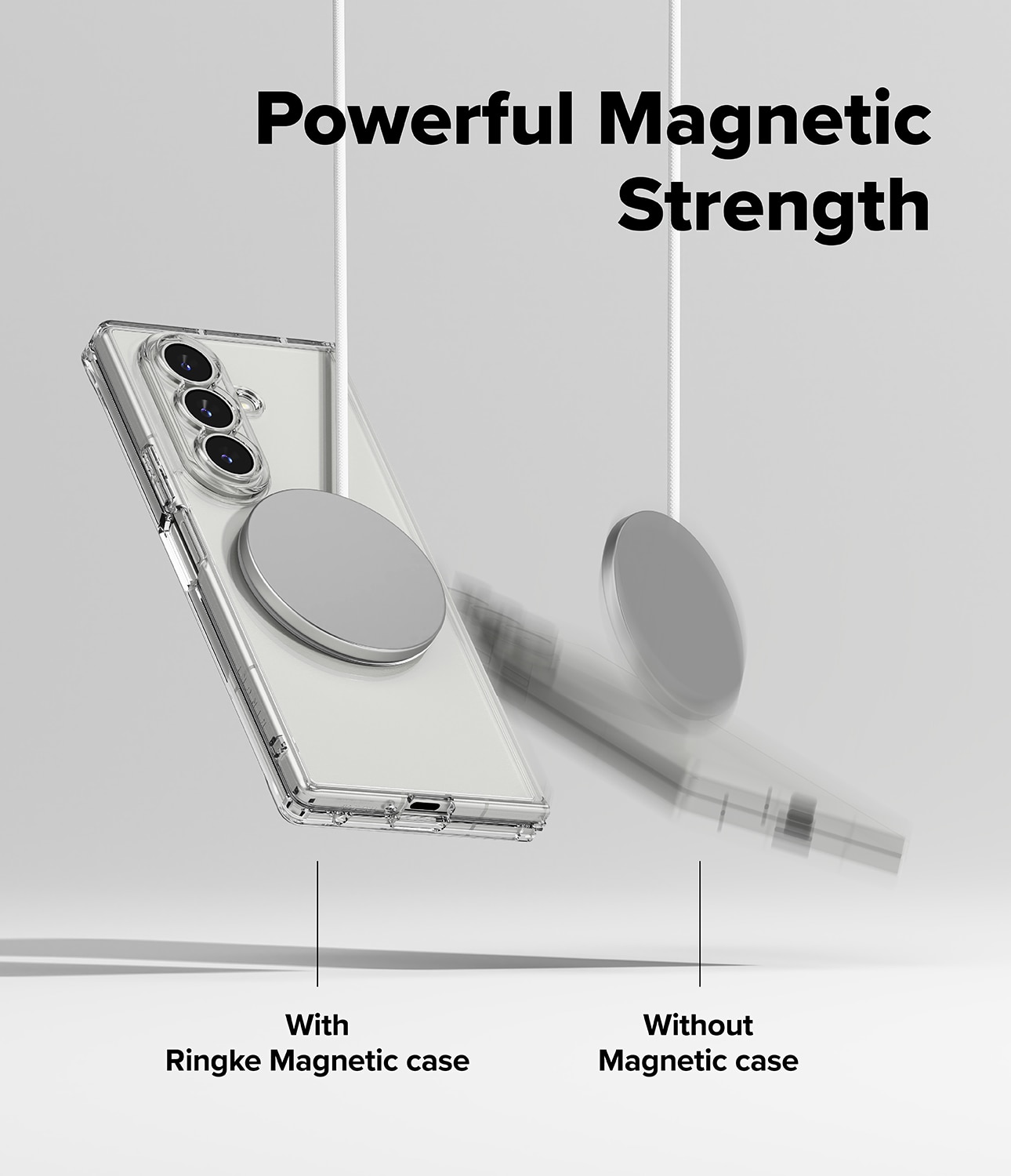 Fusion Magnetic Case Samsung Galaxy Z Fold 7 Matte Clear