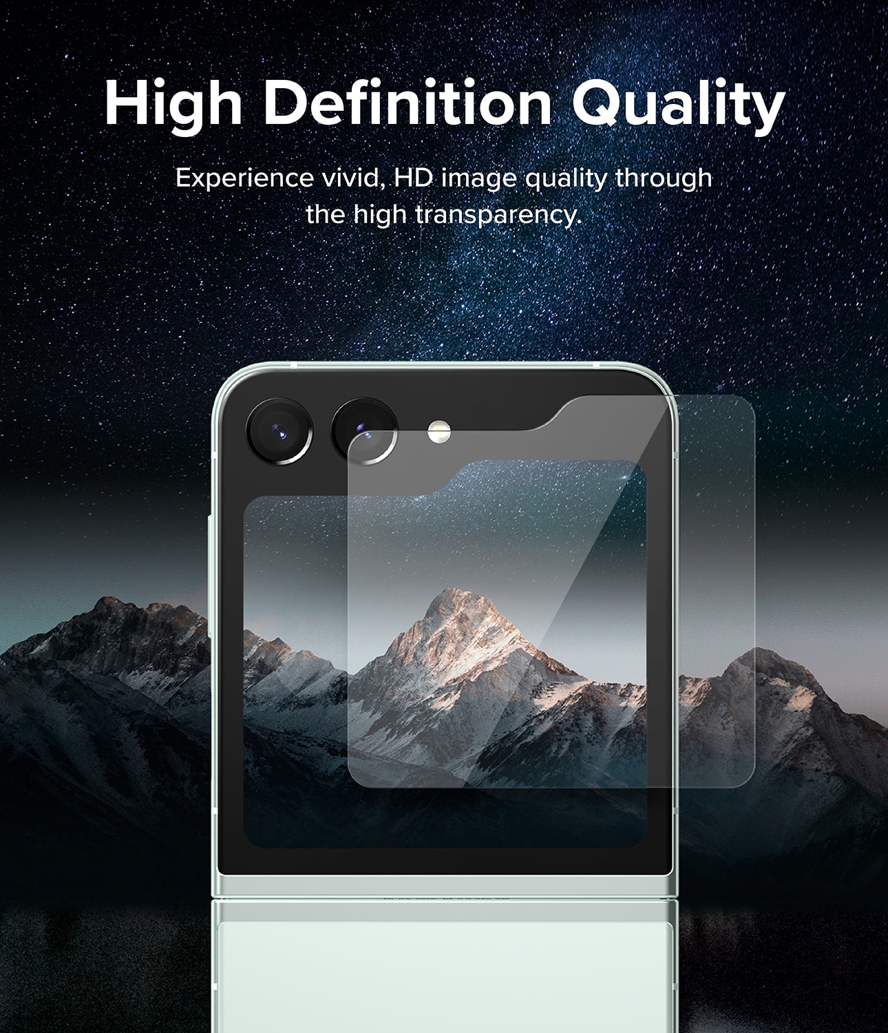 Cover Display Tempered Glass Galaxy Z Flip 5 (2-pack)