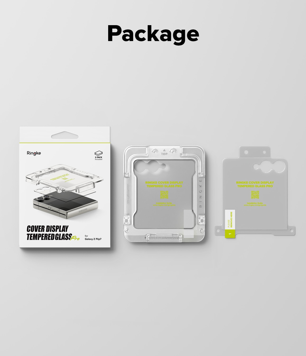 Cover Display Tempered Glass Pro Samsung Galaxy Z Flip 7 (2-pack)