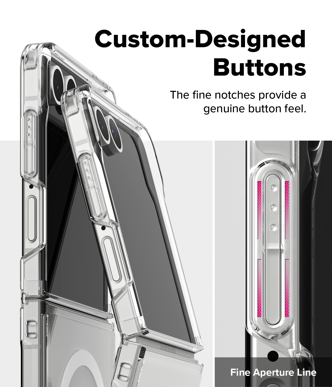 Fusion Magnetic Case Samsung Galaxy Z Flip 7 Matte Clear