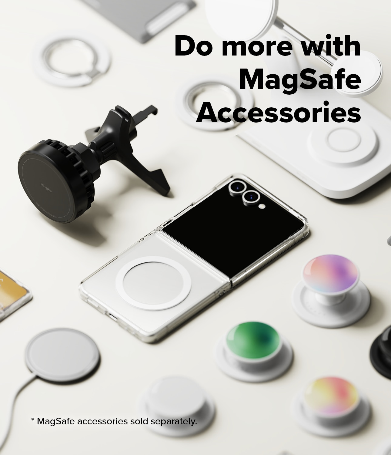 Fusion Magnetic Case Samsung Galaxy Z Flip 7 Matte Clear