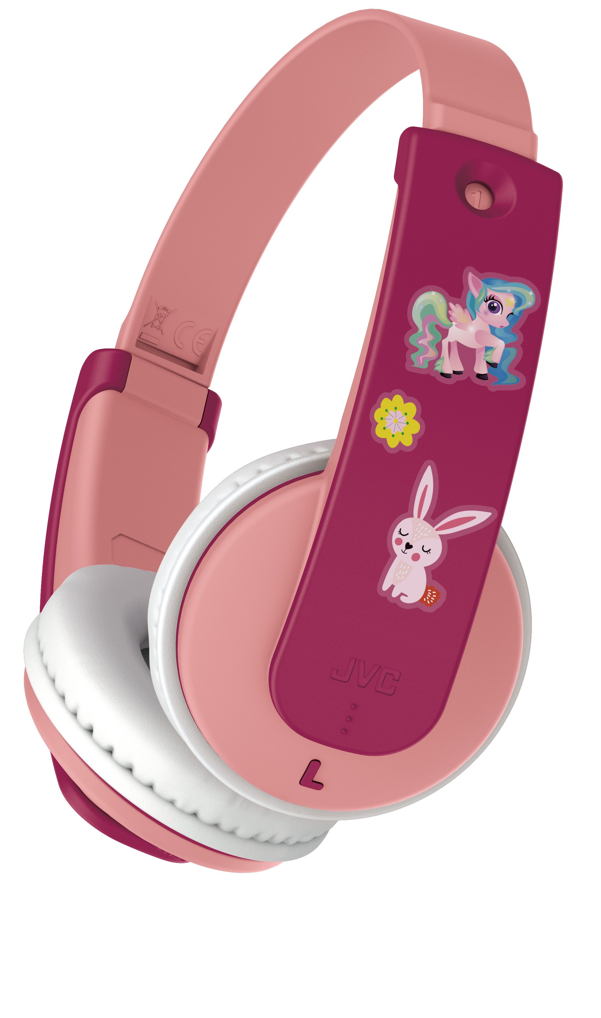 Tinyphones On-Ear Wireless Børnehovedtelefon lyserød