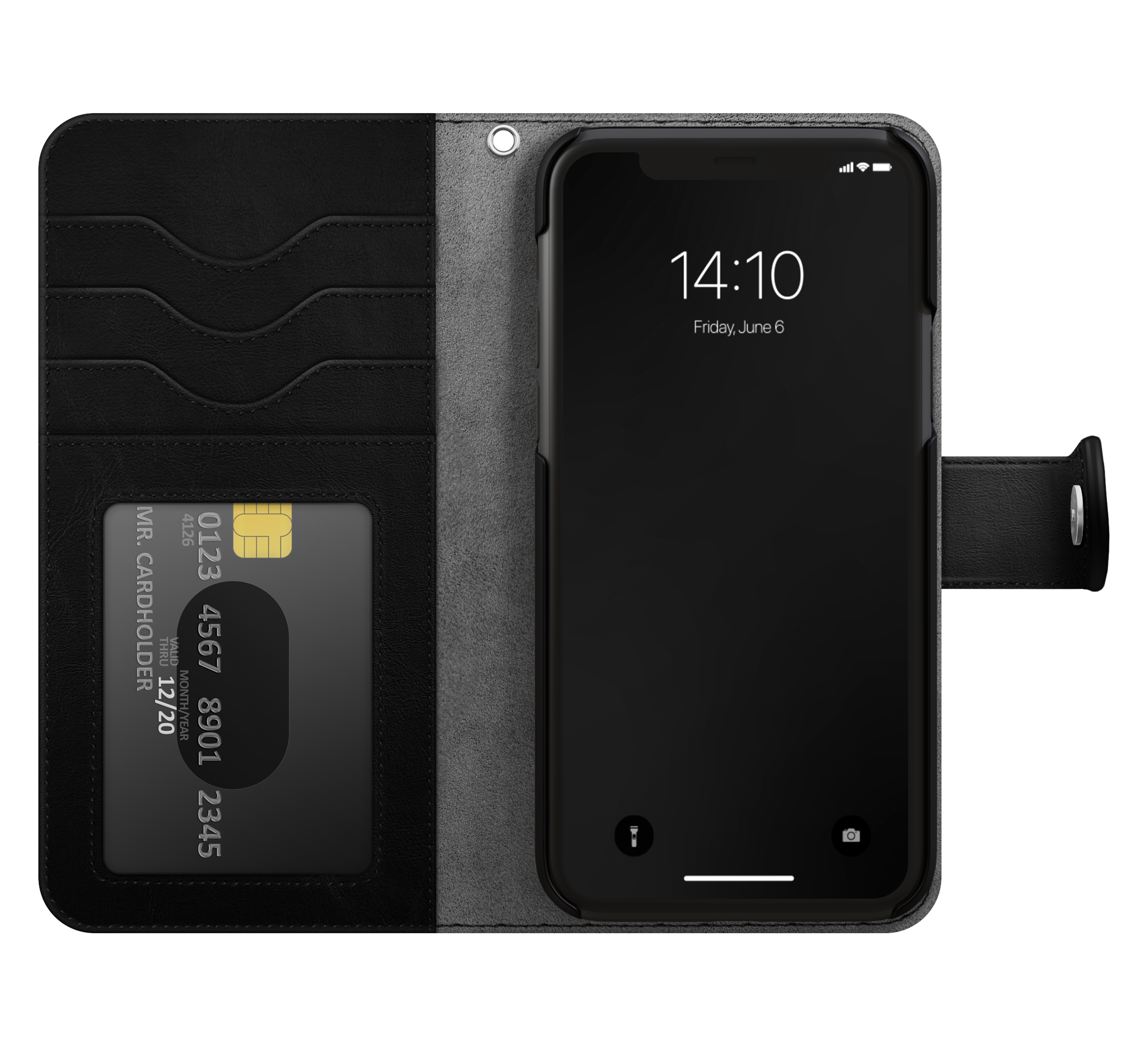 Magnet Wallet+ iPhone 14 Black