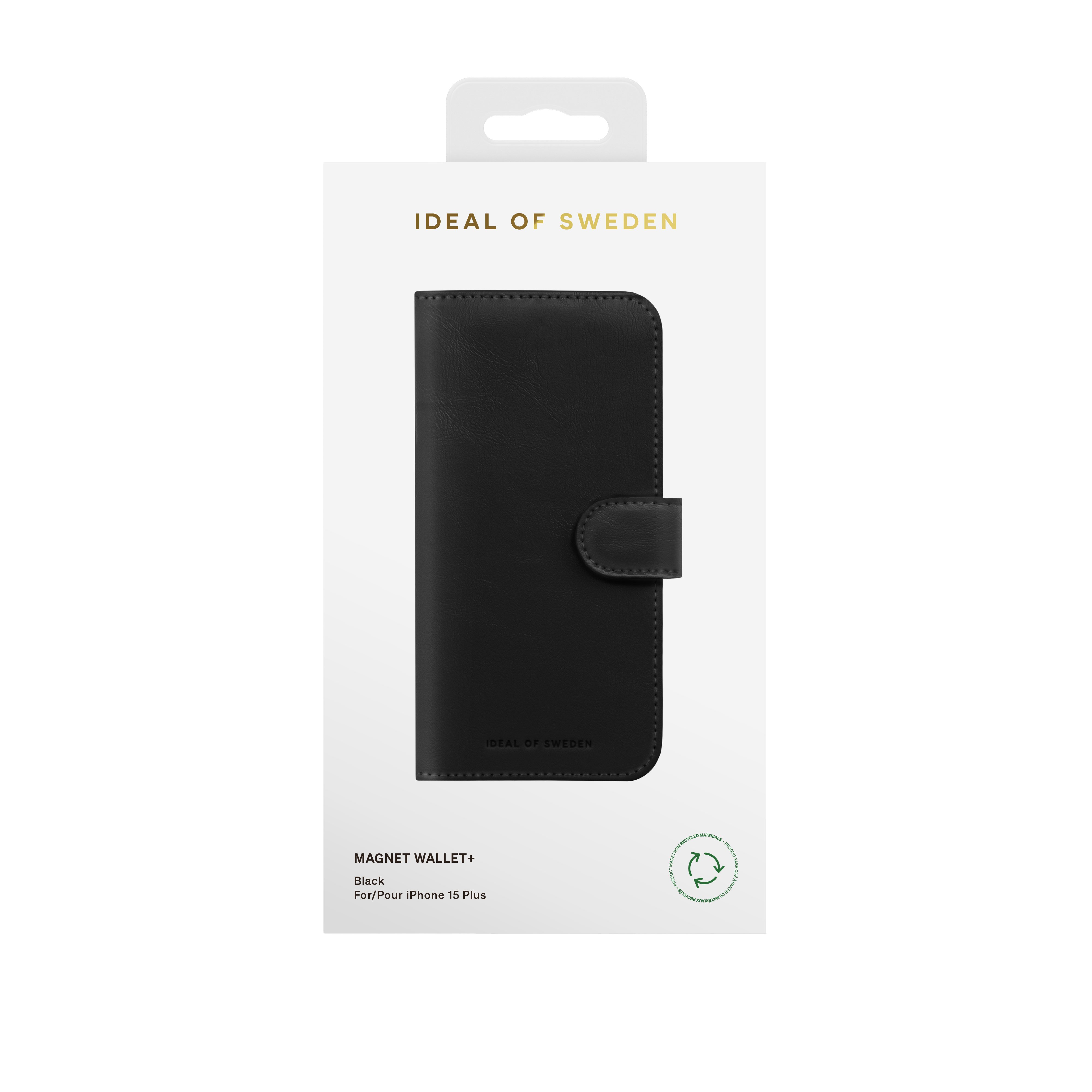 Magnet Wallet+ iPhone 15 Plus Black