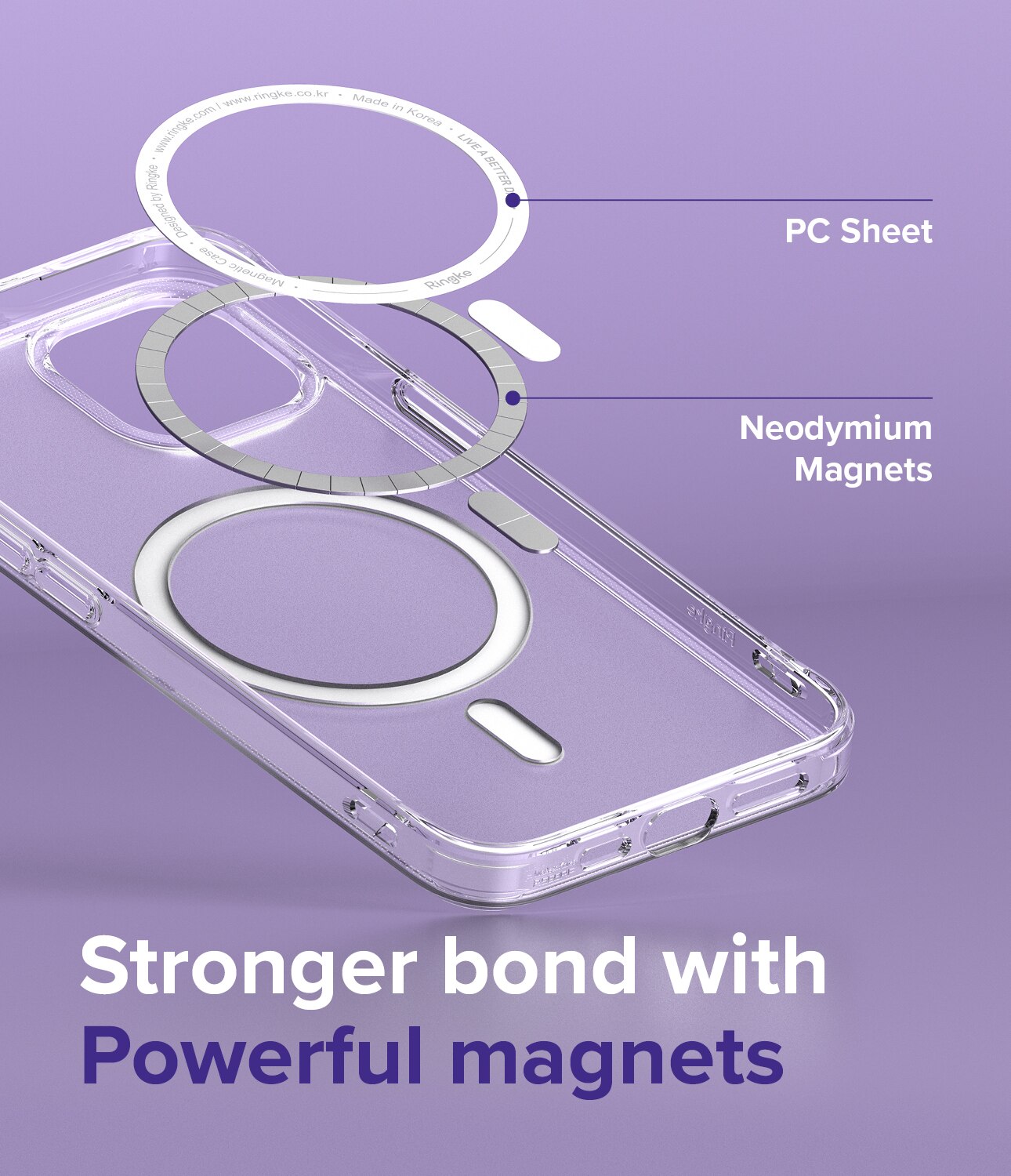 Fusion Magnetic Case iPhone 13 Matte Clear