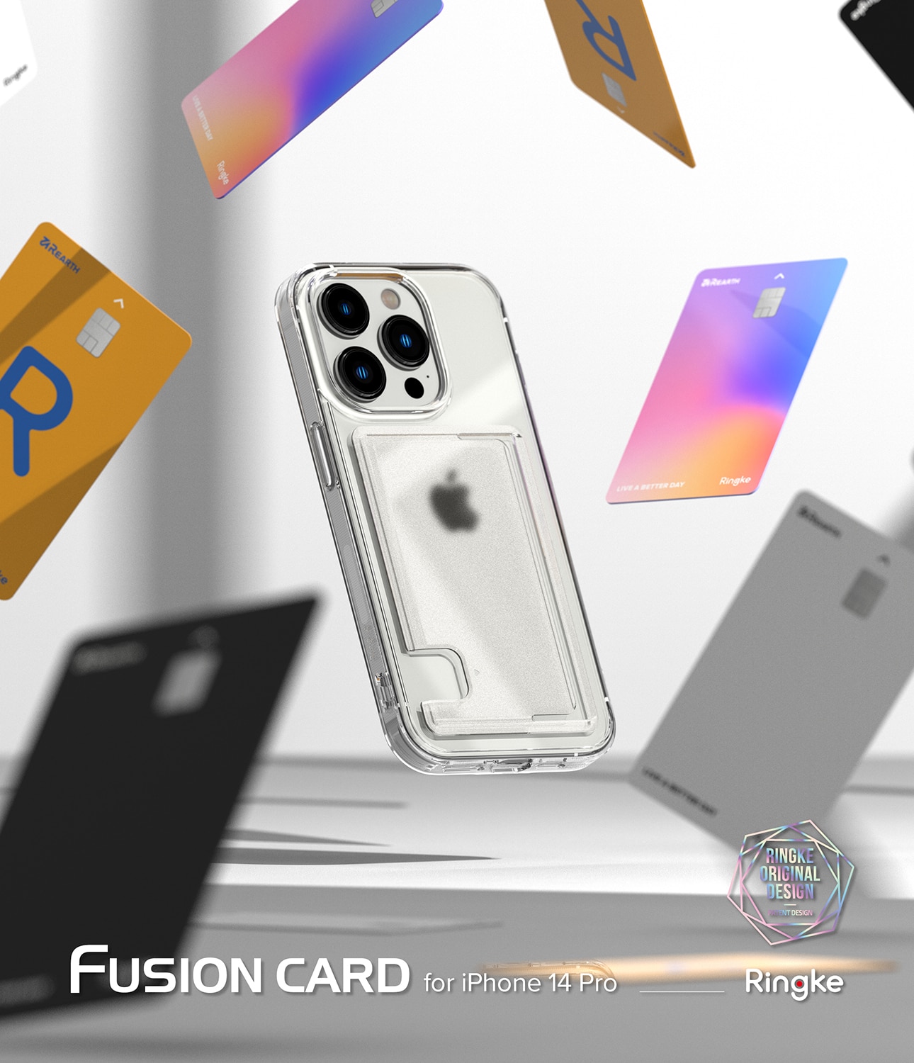 Fusion Card Case iPhone 14 Pro Clear