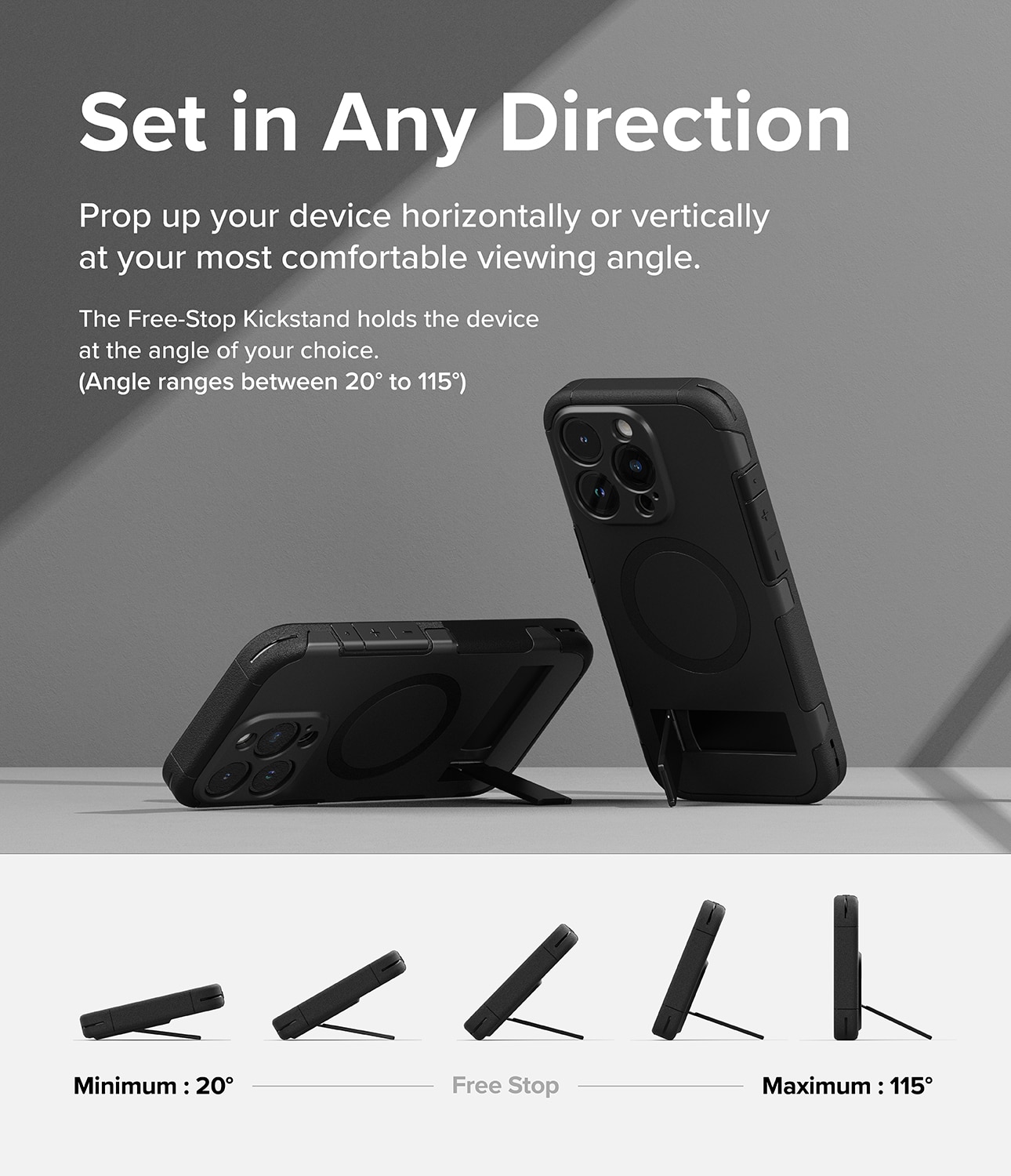 Alles Magnetic Case iPhone 15 Pro Max sort