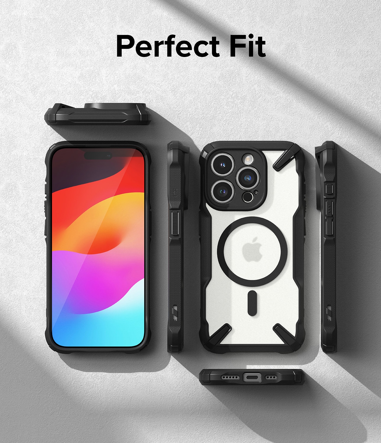 Fusion X Magnetic MagSafe Case iPhone 15 Pro Matte Black