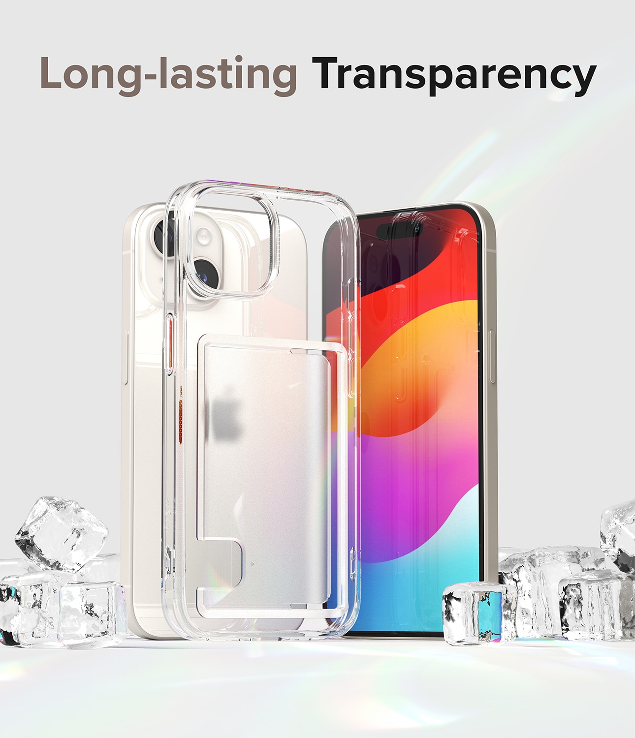 Fusion Card Case iPhone 15 Clear