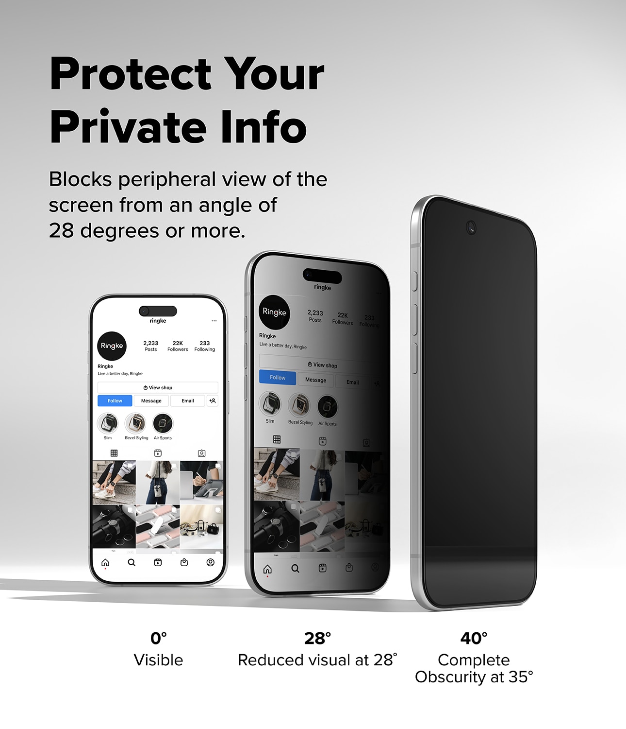 Easy Slide Privacy Glass (2-pack) iPhone 17 Air