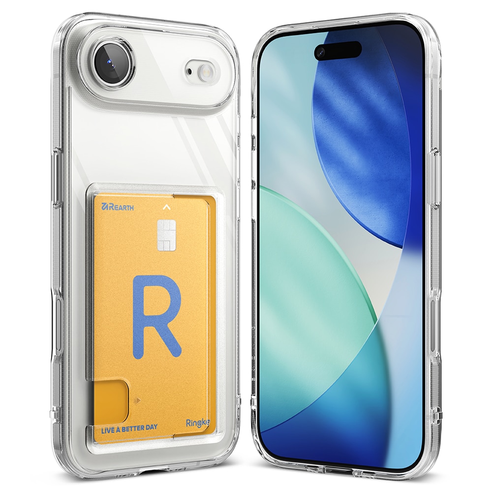 Fusion Card Case iPhone 17 Air Gennemsigtig