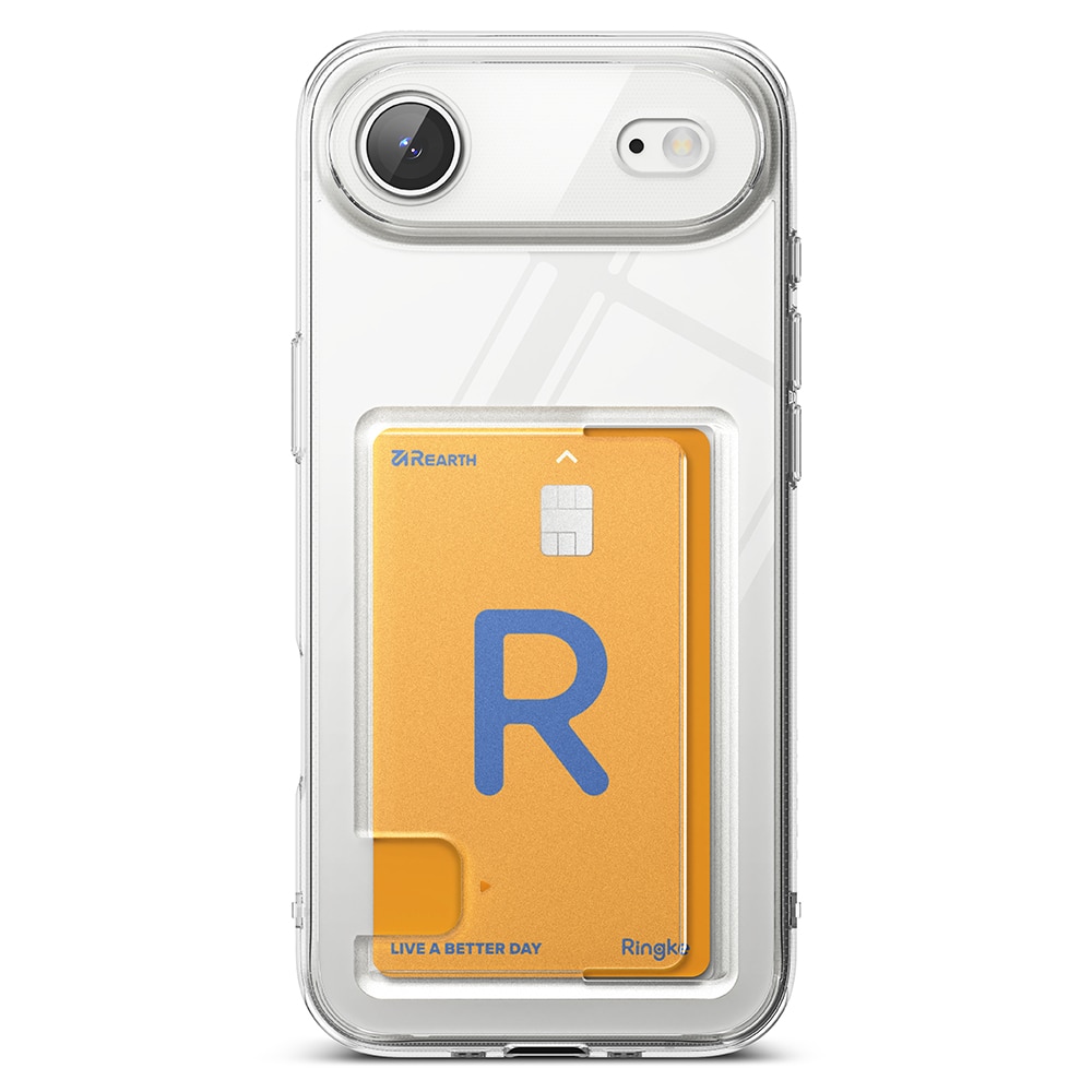 Fusion Card Case iPhone 17 Air Gennemsigtig