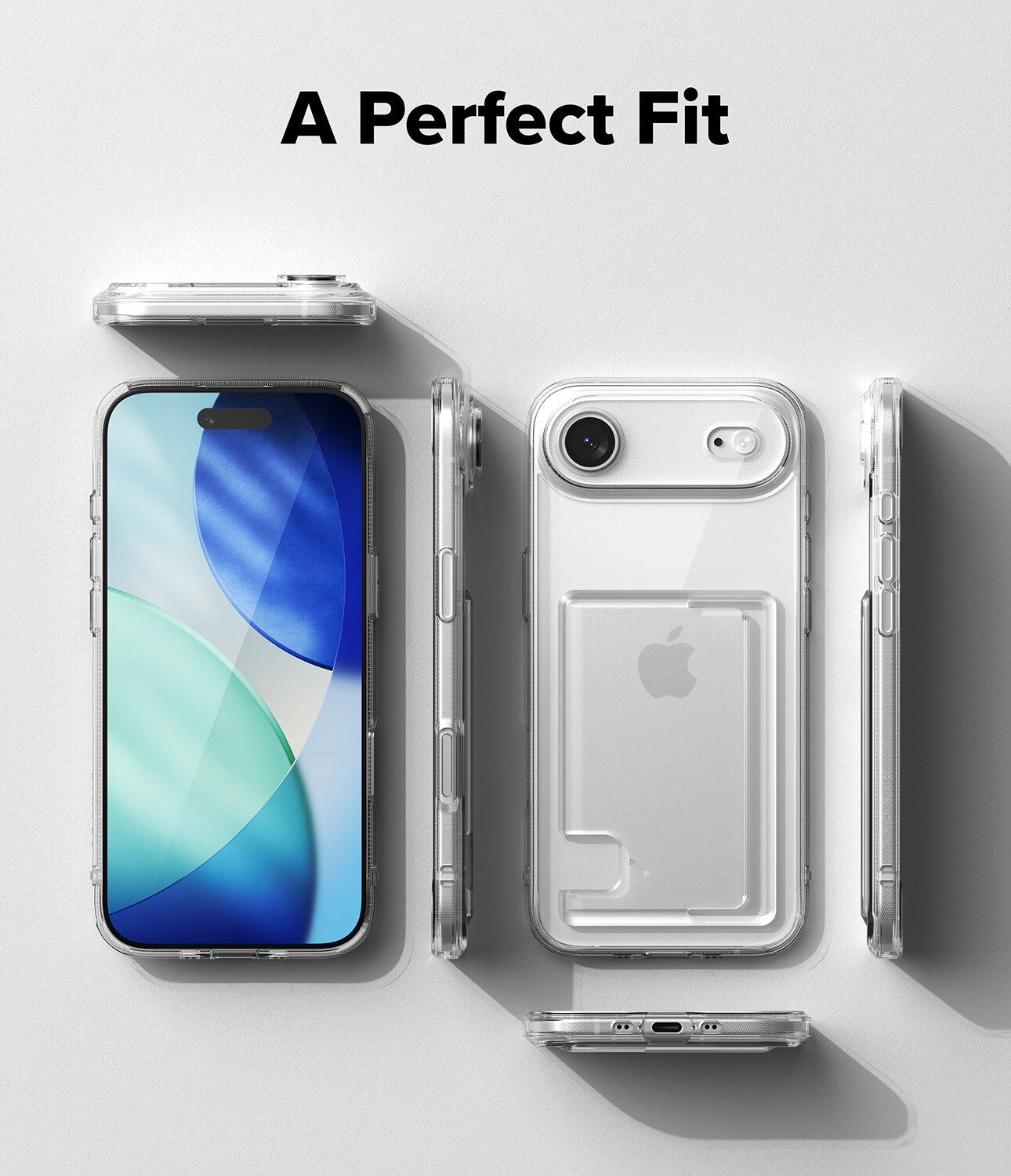 Fusion Card Case iPhone 17 Air Gennemsigtig