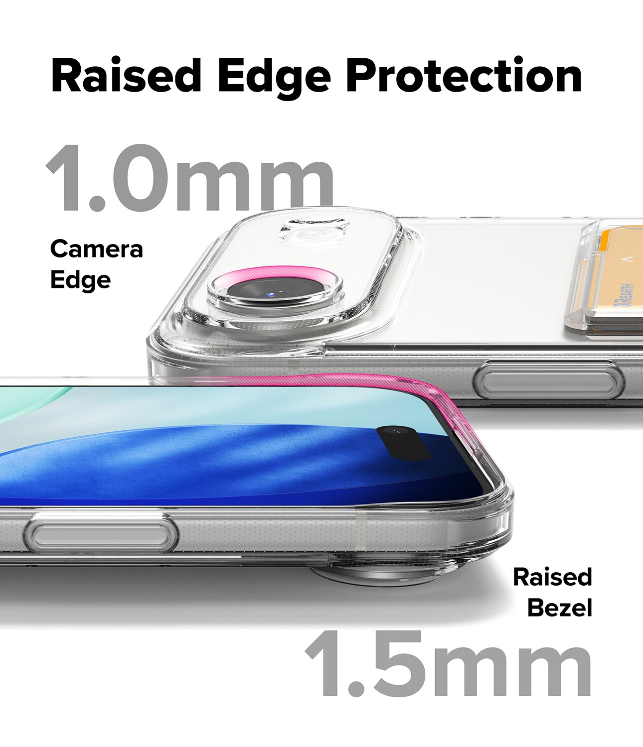 Fusion Card Case iPhone 17 Air Gennemsigtig